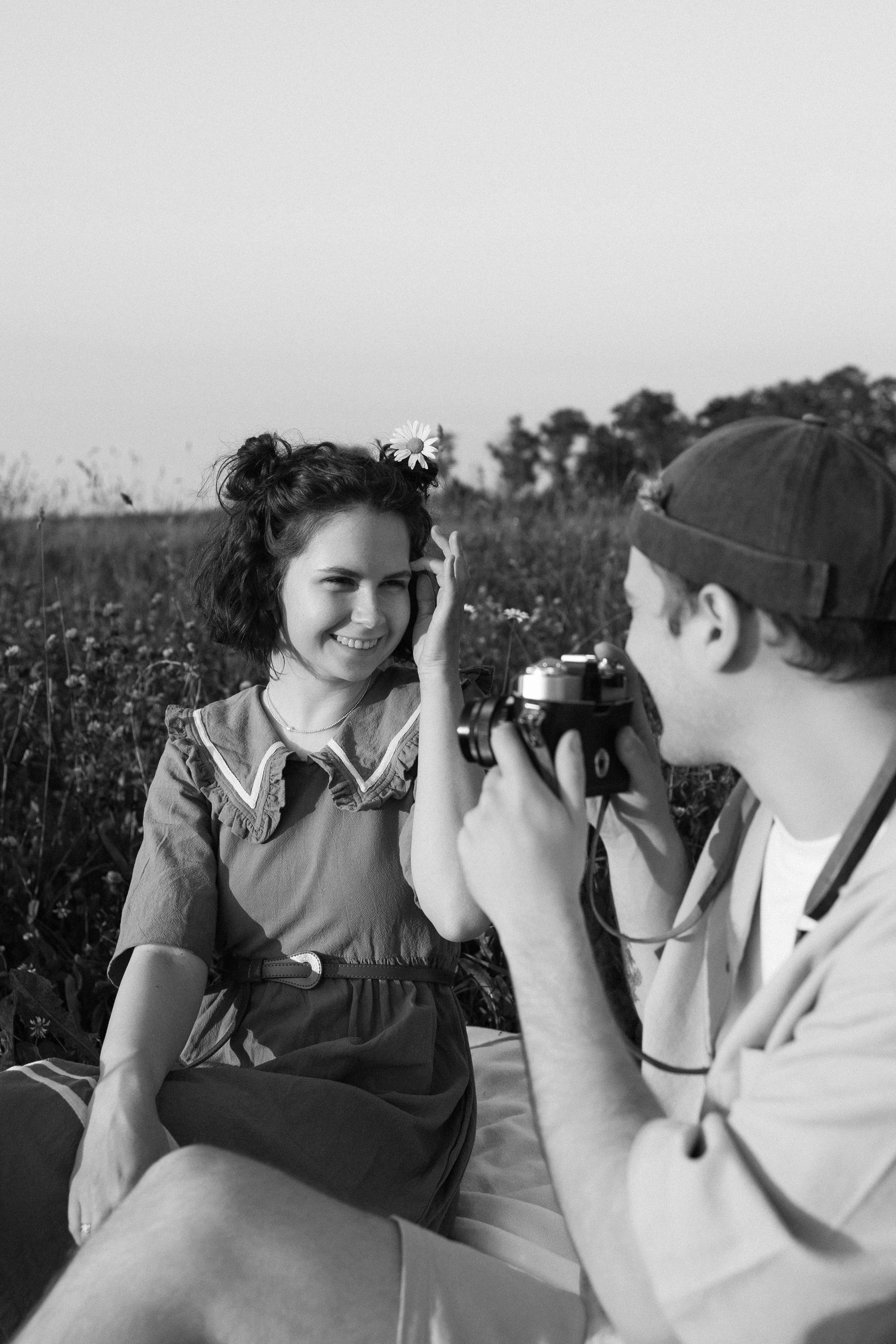 Лето. Поле. Любовь. Портретный фотограф СПб, женский фотограф, минимализм и эстетика