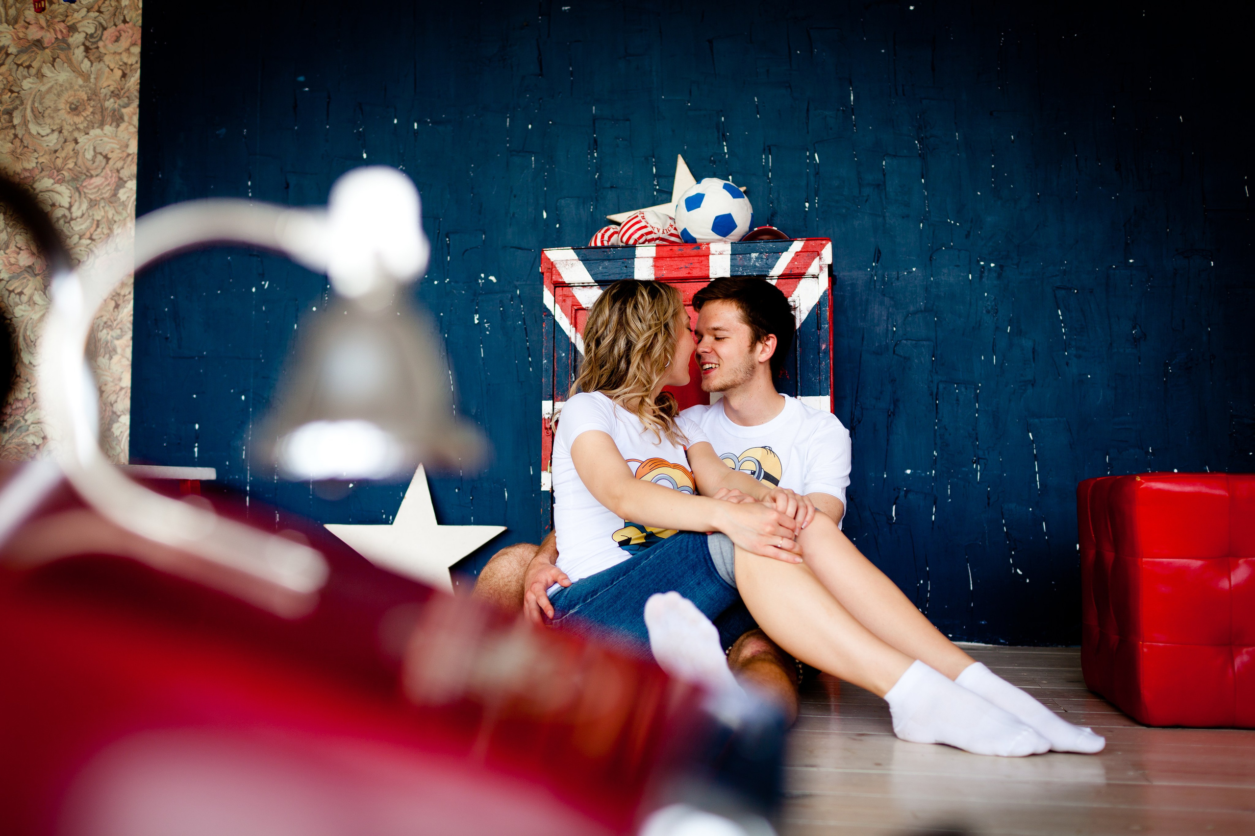 Фотосессия Димы и Сони в студии. Фотограф Денис Гавриленков в Москве