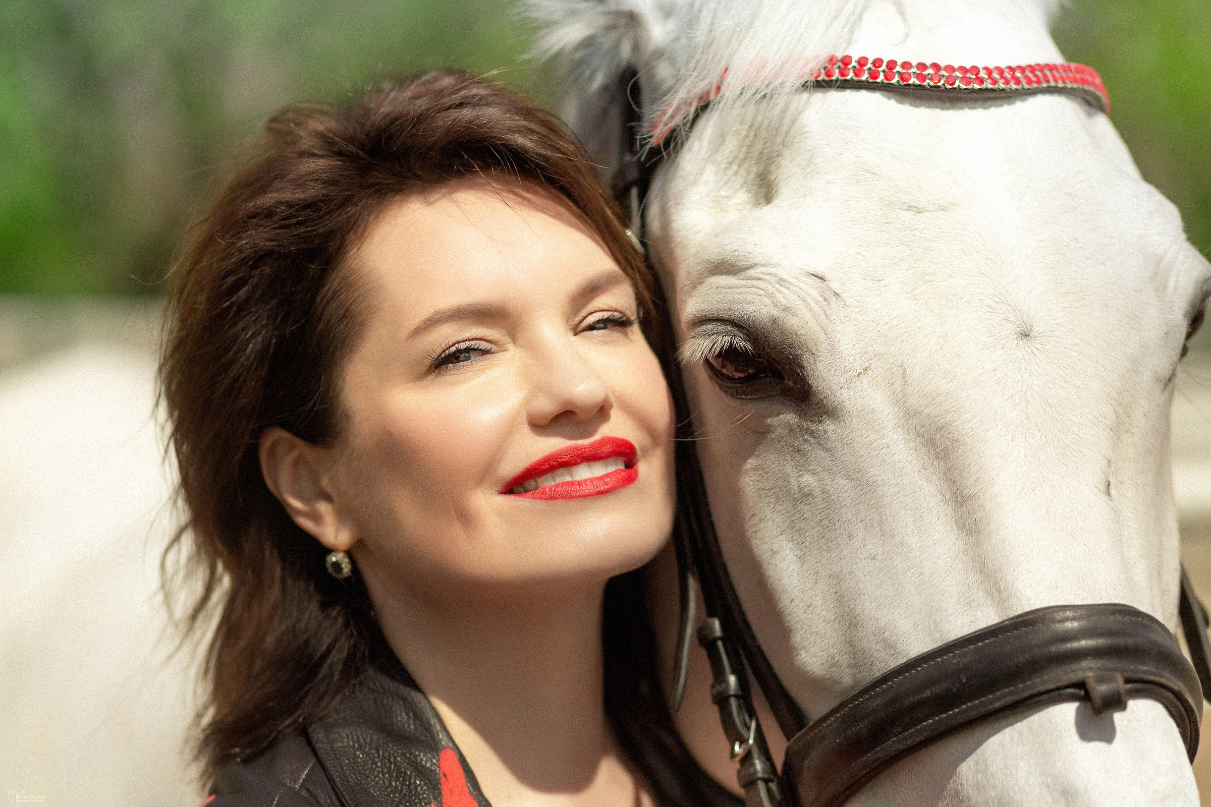 Галина и ее лошадь Сказка. Фотограф женский и мужской портрет Санкт-Петербург
