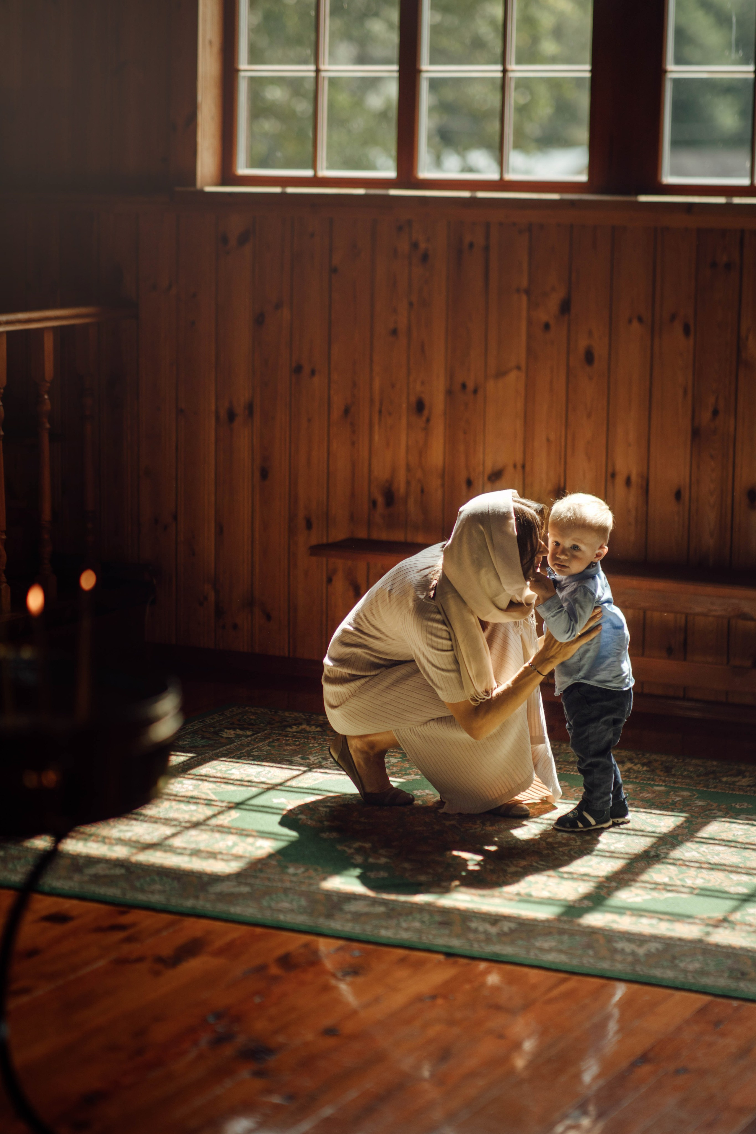 Крещение Тимофея, д. Киевец, храм Святой Троицы, август 2025