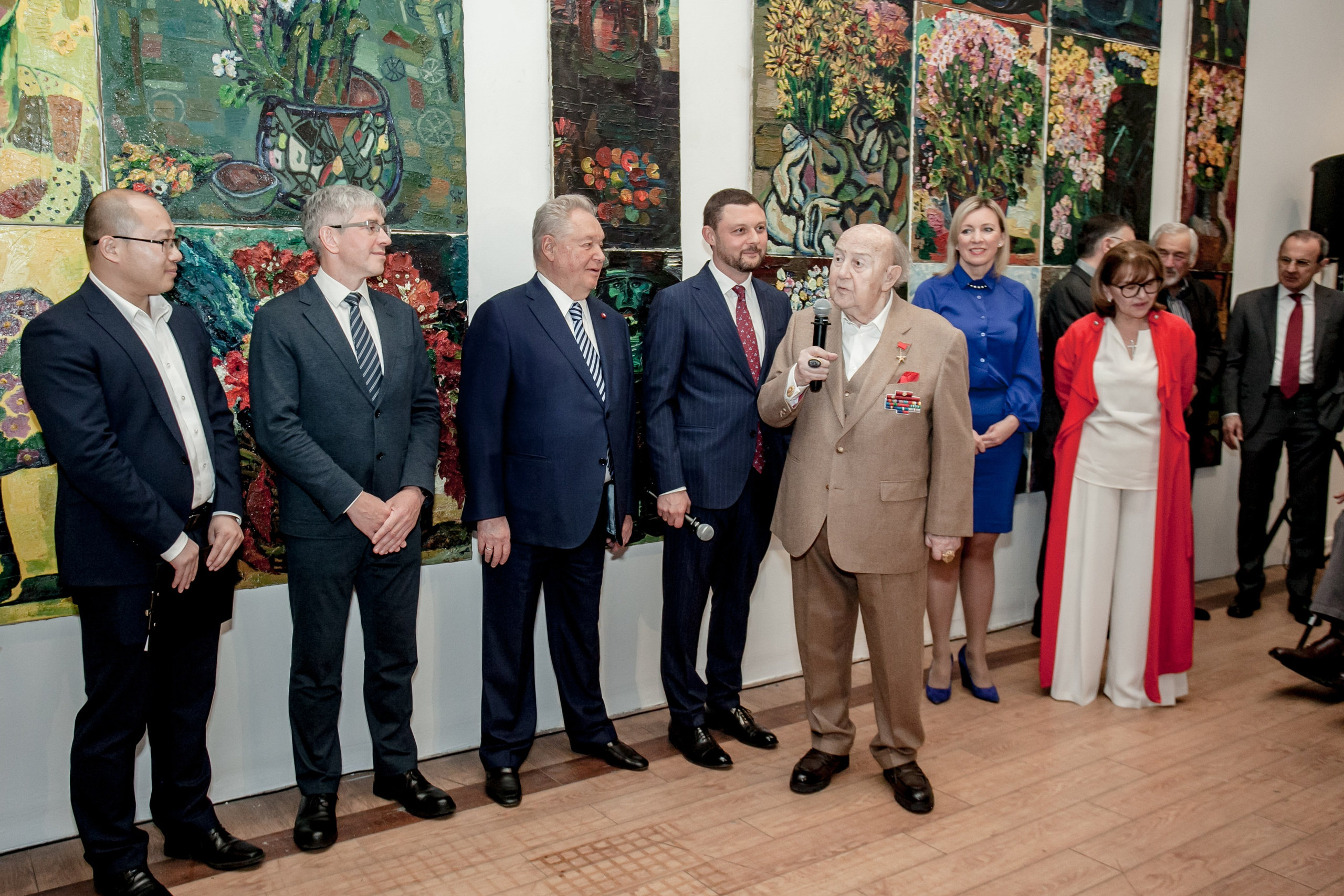 Открытие выставки Зураба Церетели. Art photographer Nino