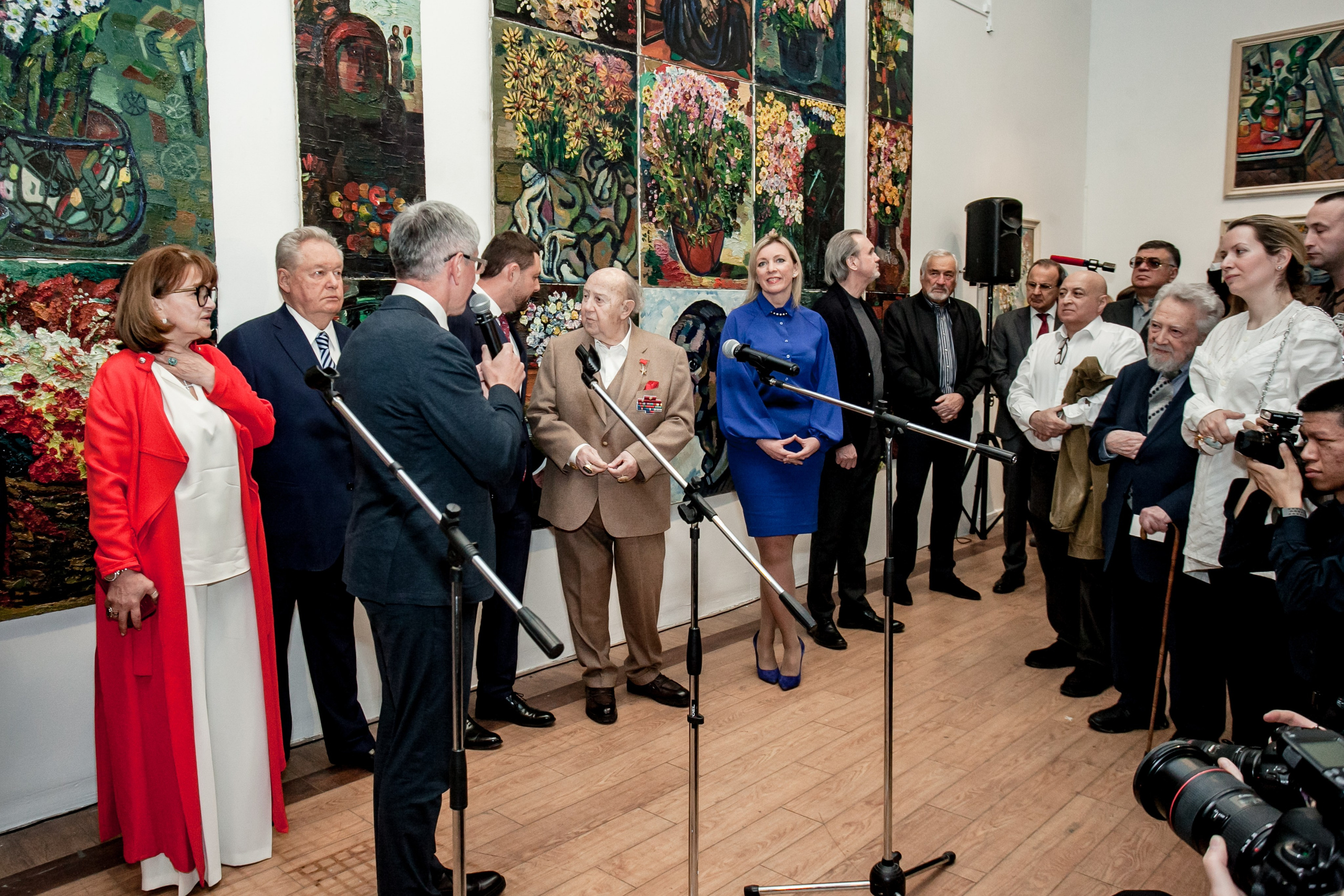 Открытие выставки Зураба Церетели. Art photographer Nino