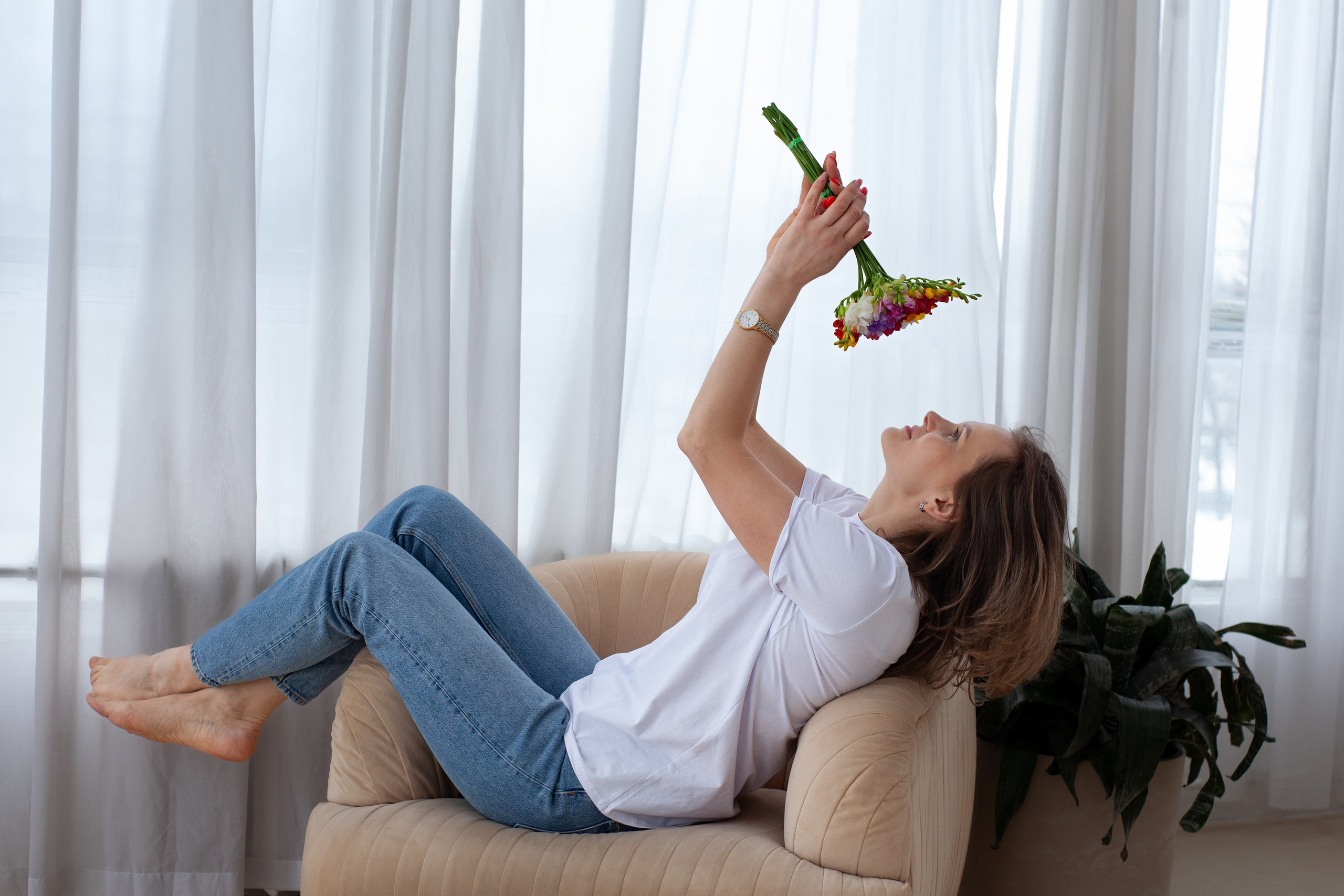 Фото день «Дарите женщинам цветы» для семейного клуба «ВМЕСТЕ». Анастасия, Фотограф женского портрета и беременности в стиле vogue