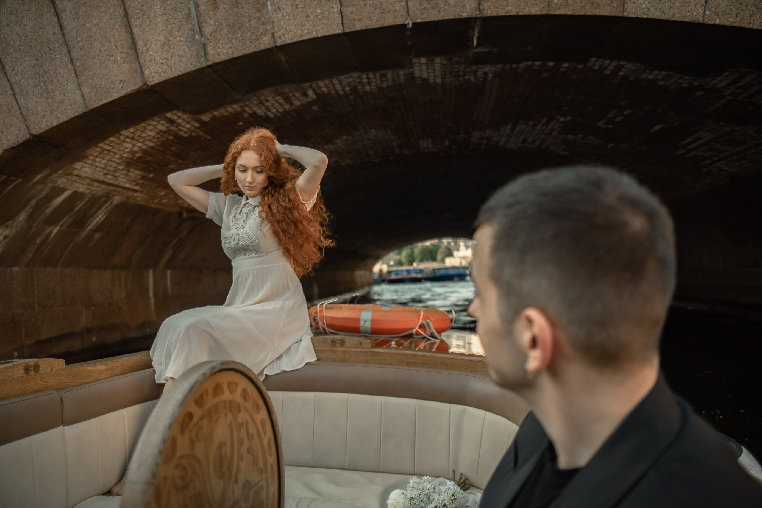 Прогулка на катере. Свадебный фотограф Тюмень / Санкт — Петербург Миронова Наталия