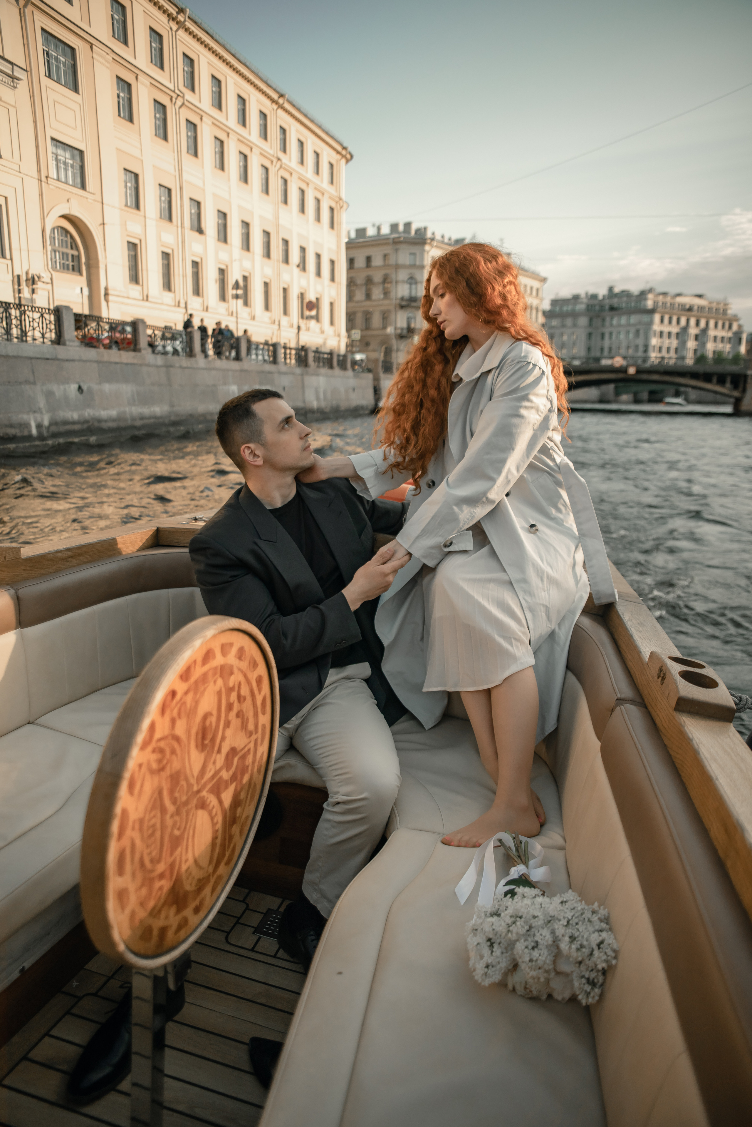 Прогулка на катере. Свадебный фотограф Тюмень / Санкт — Петербург Миронова Наталия