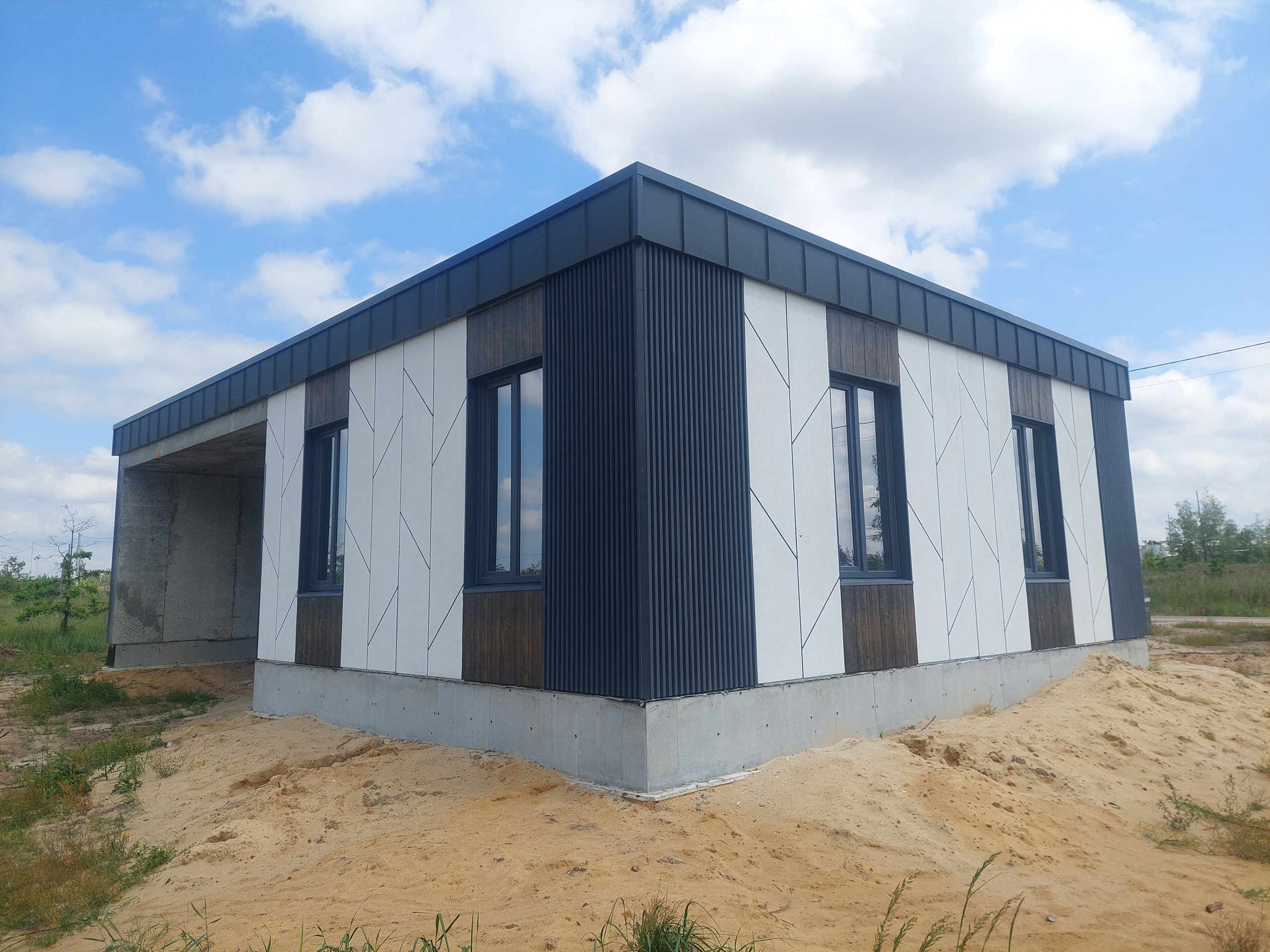 Быстровозводимые дома: Домокомплект БыстроДом 155: Воронежская область. БыстроДом — капитальный дом за 7 дней!