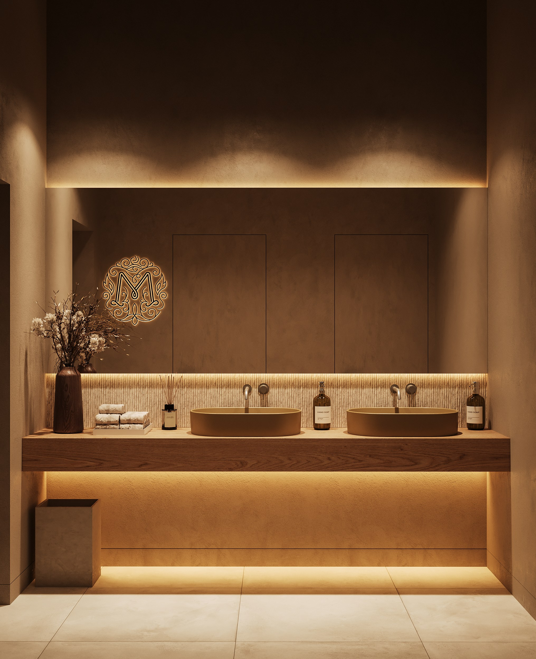Кальянная Мята Lounge. Концепт и визуализации для One Two Home. 3D Визуализация