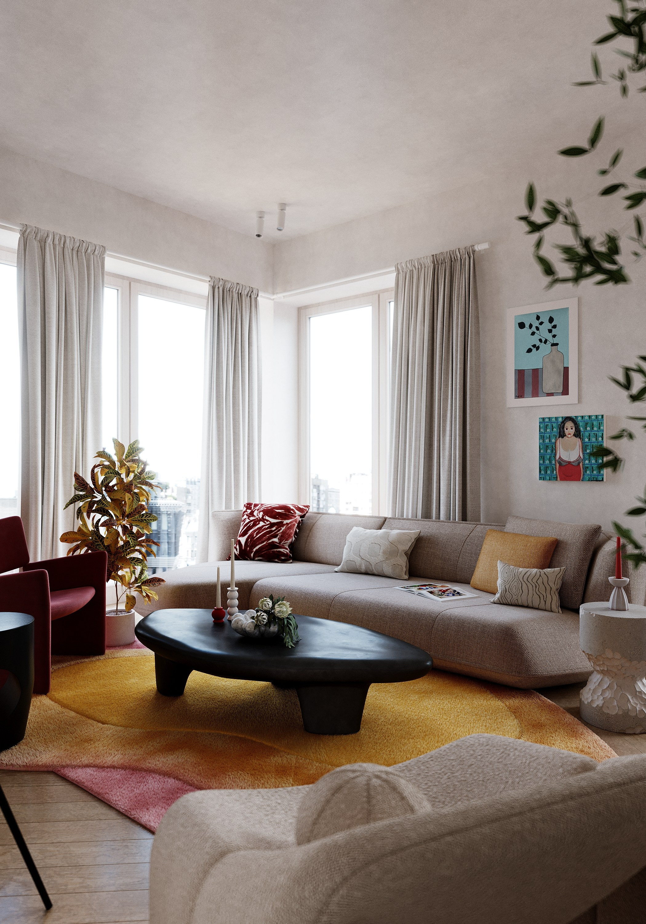 PrimaVera. 3D визуализация интерьера