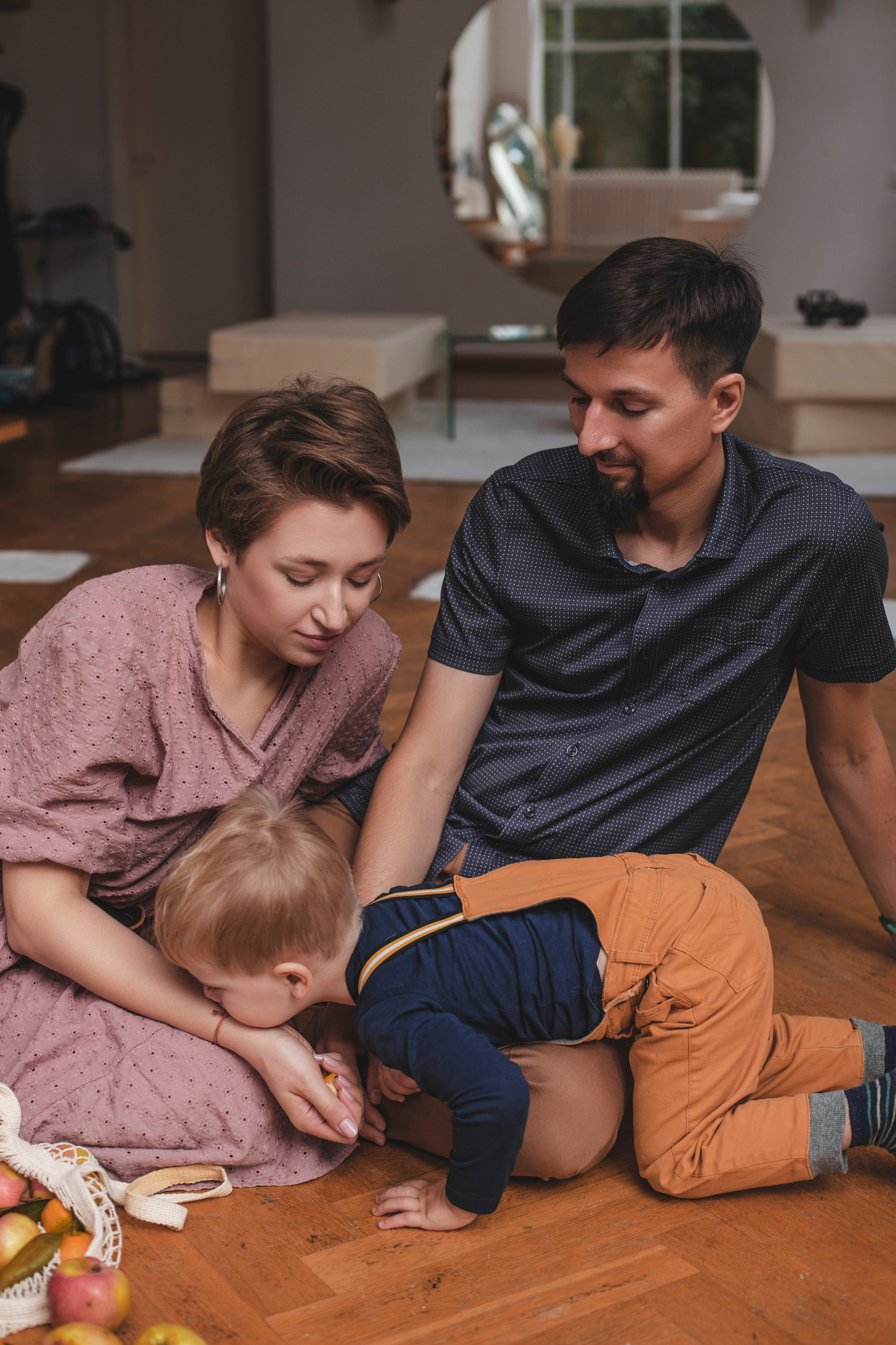 Семья Черновых-Гришиных. Портретный фотограф в Москве Анастасия Потёмкина