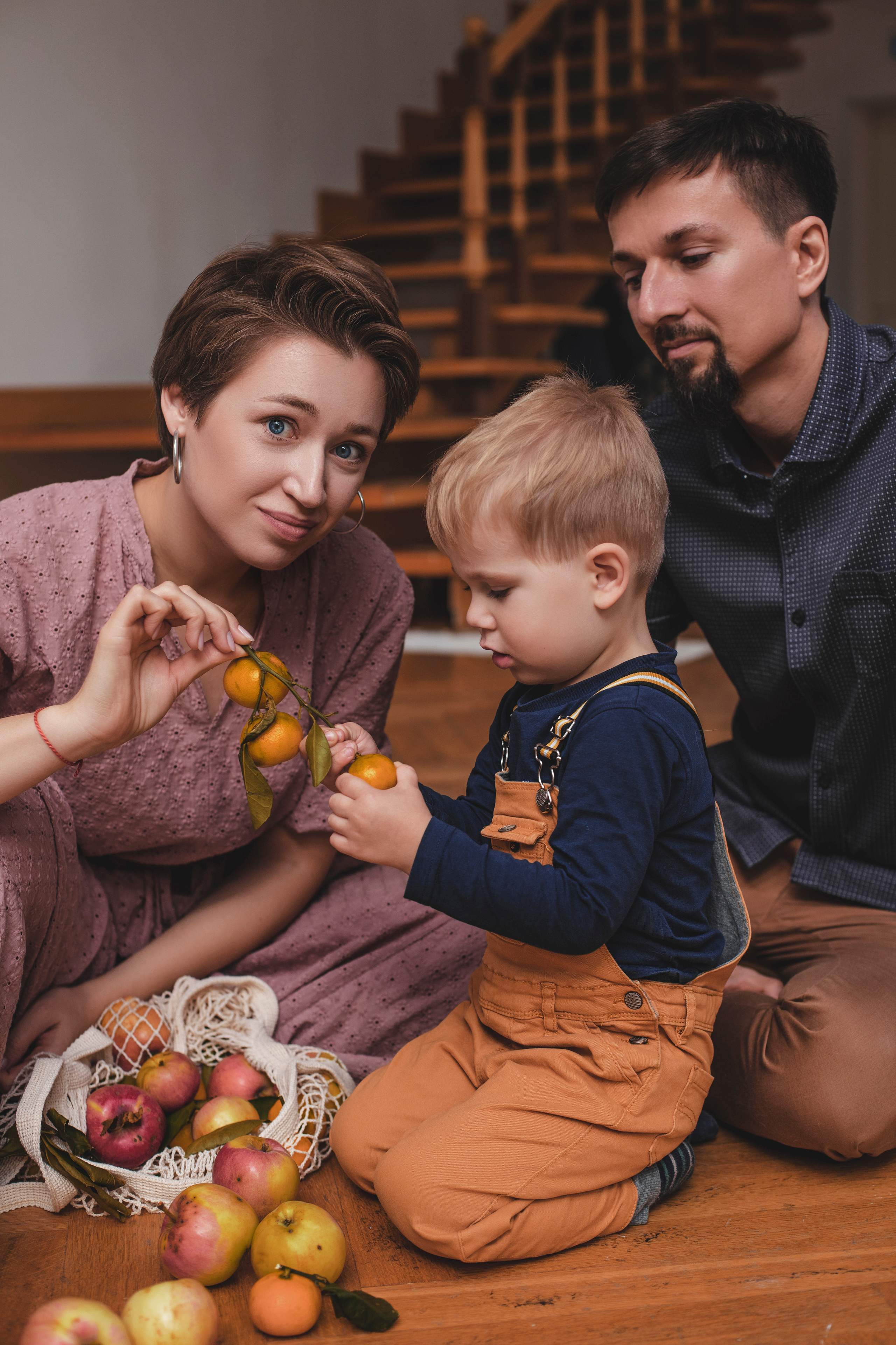 Семья Черновых-Гришиных. Портретный фотограф в Москве Анастасия Потёмкина