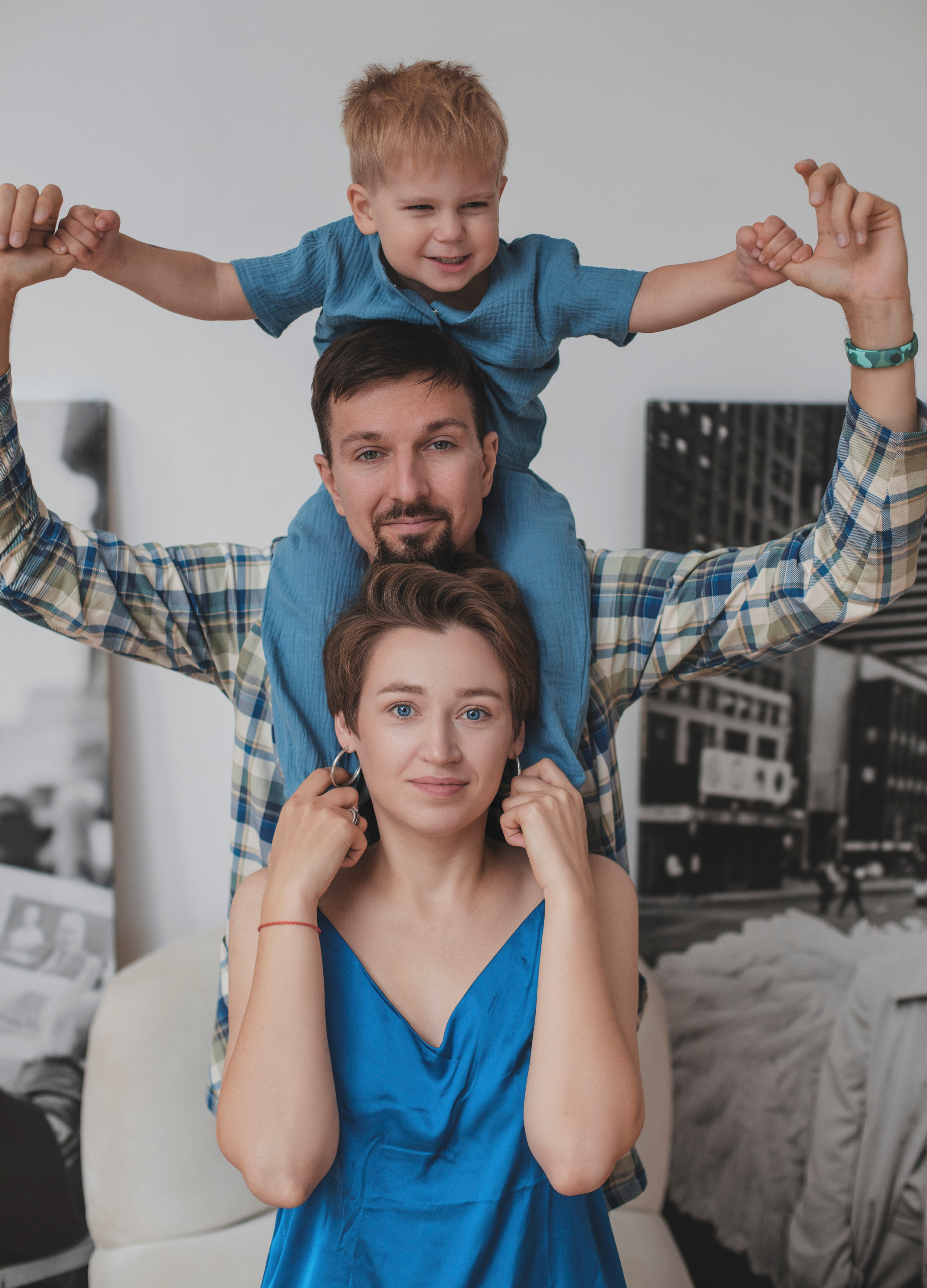 Семья Черновых-Гришиных. Портретный фотограф в Москве Анастасия Потёмкина