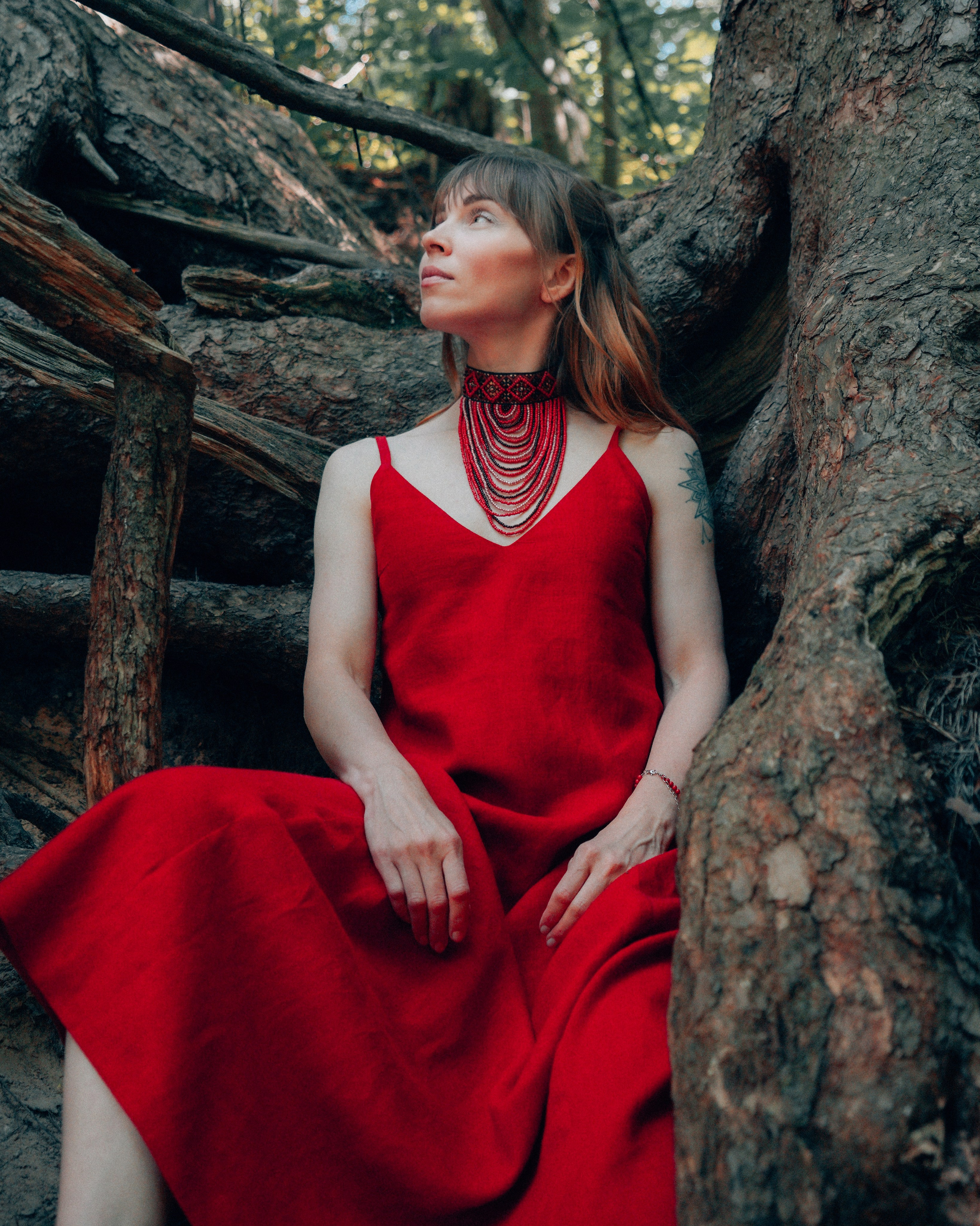 Фотосессия для Ольги и её новой коллекции платьев в Комарово. Светлана Гопанюк. Портретный фотограф. Санкт-Петербург. СПб