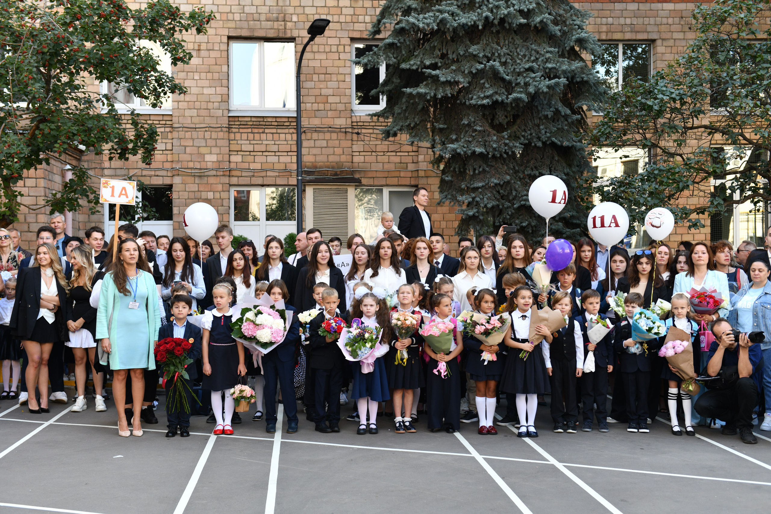 Линейка 1 класс. Свадебный и портретный фотограф в Москве Галина Борисова