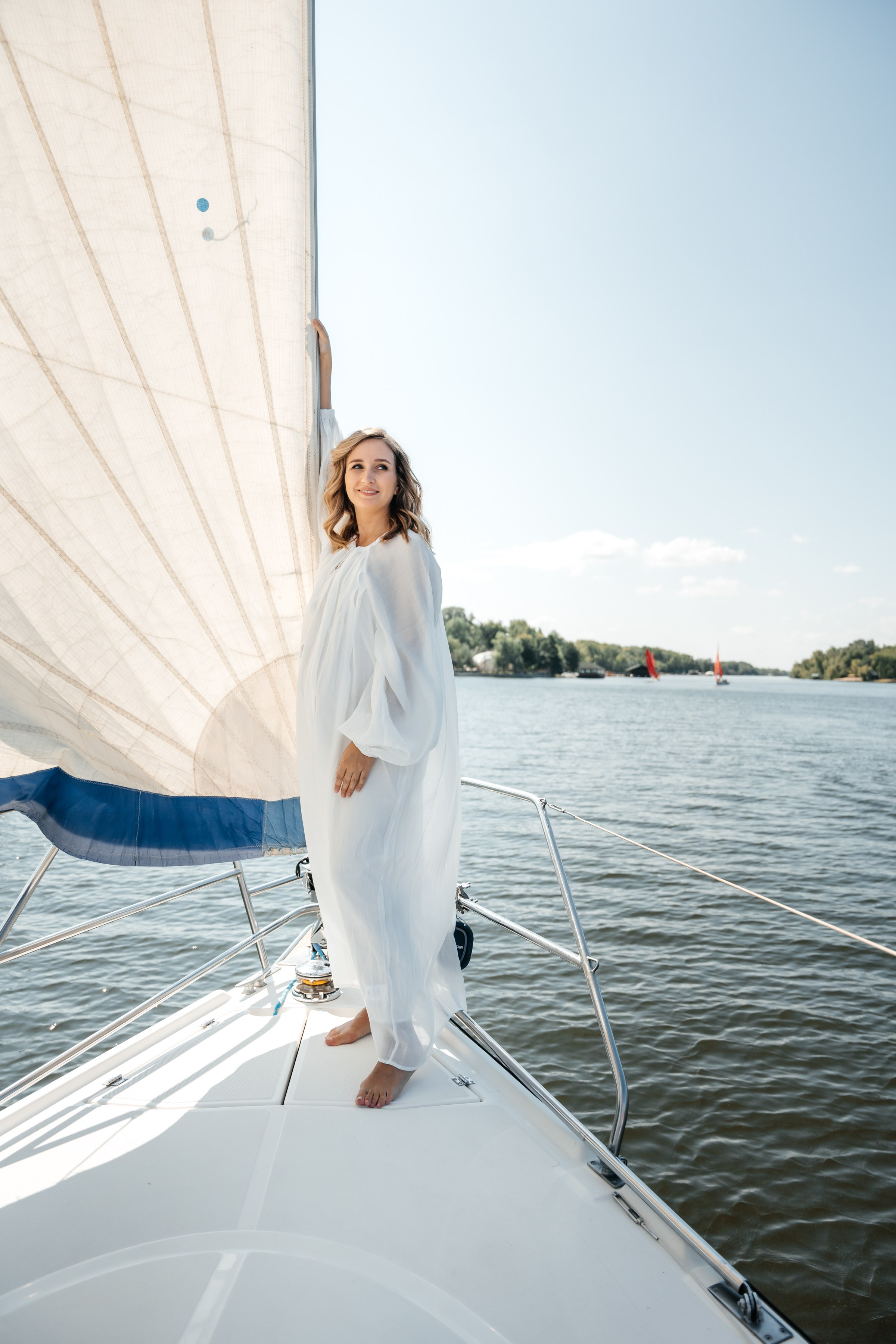 На яхте. Ольга Плаксина фотограф в Саратове