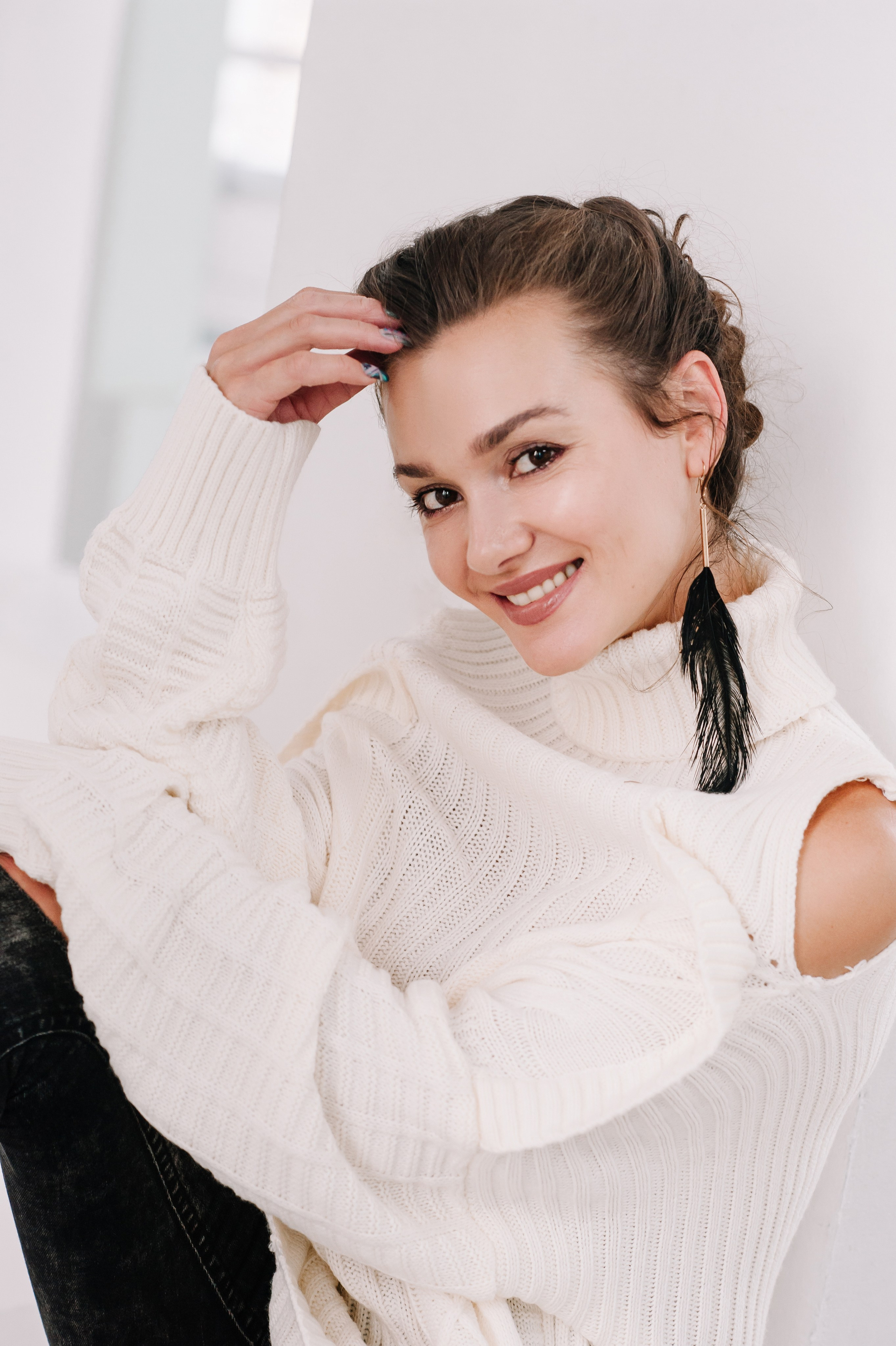 Спонтанная съемка актрисы. Портретный и лайфстайл фотограф в Санкт-Петербурге