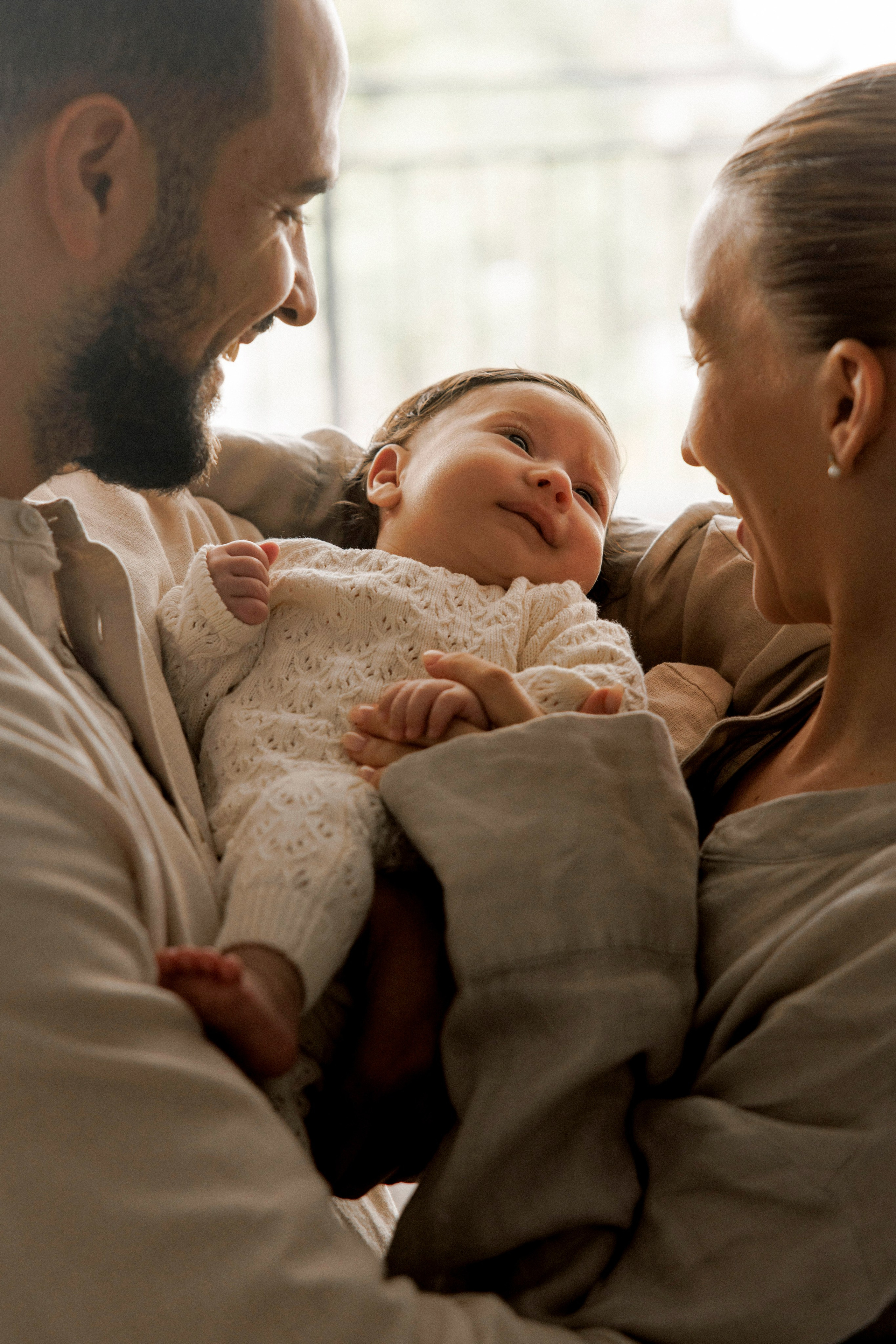 New born family photoshoot at home. Wedding and family photographer