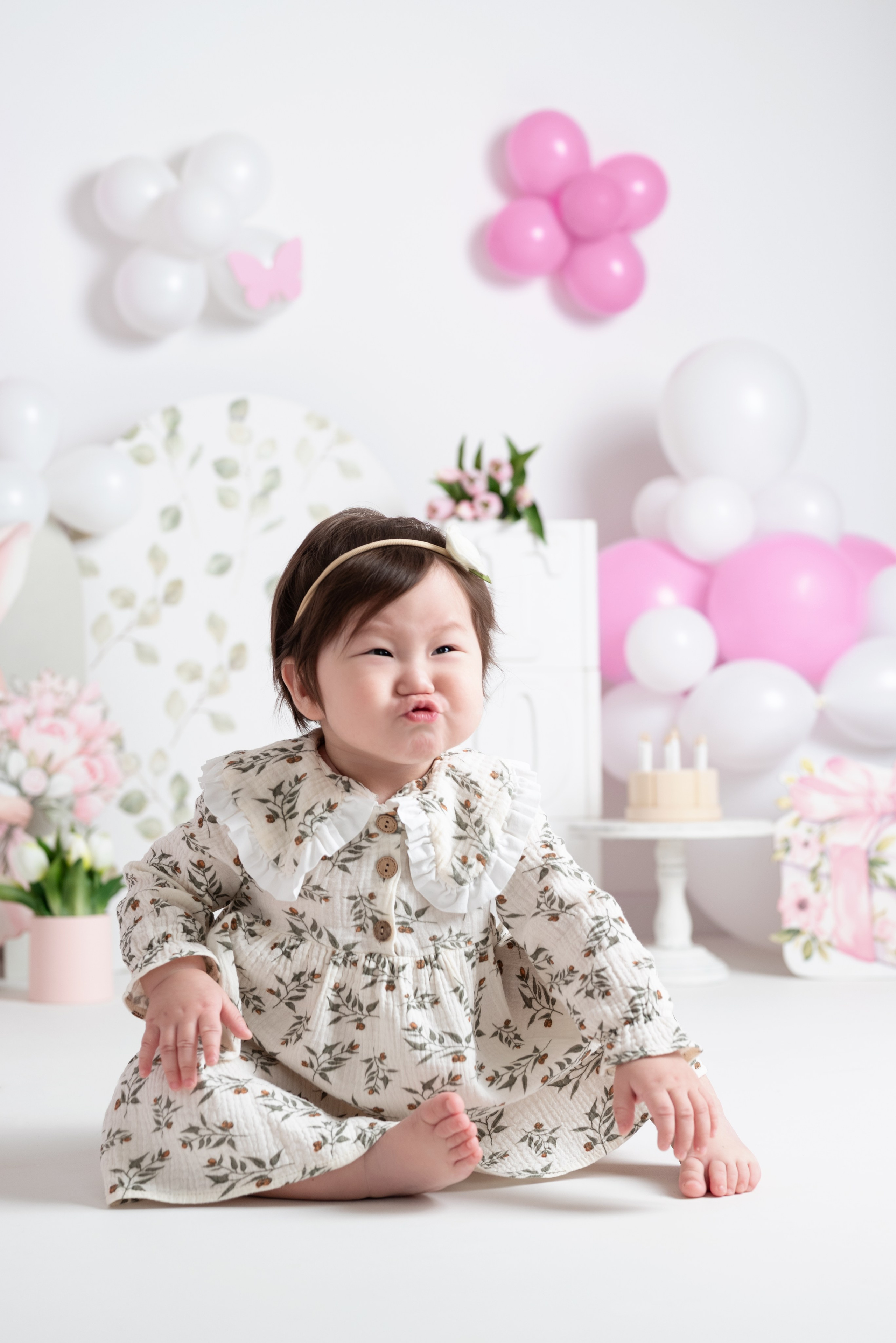 Алине 1 годик. Фотограф новорожденных в Норильске Виктория Шагалиева