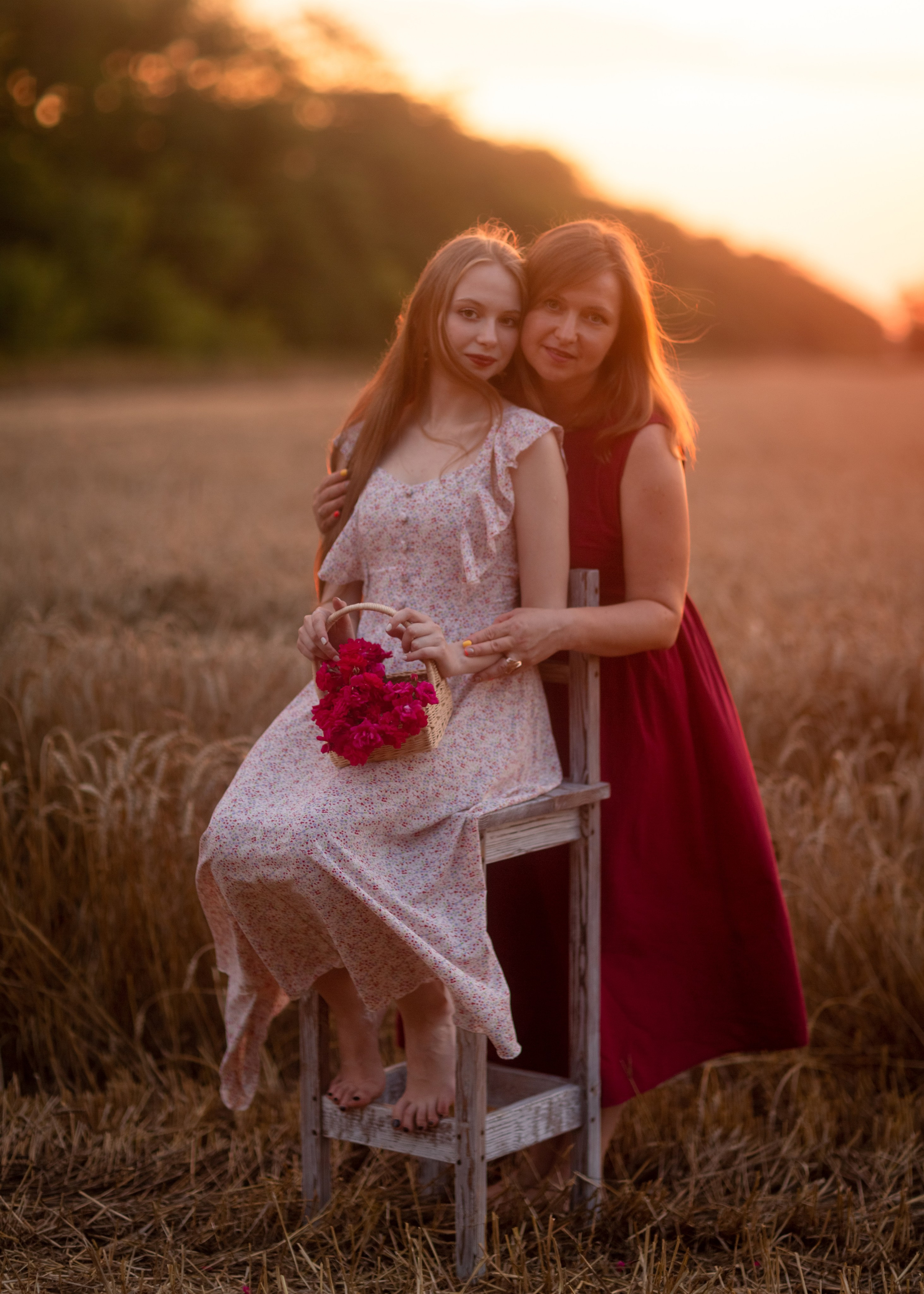 Закат в пшеничном поле. Фотограф в Приморско-Ахтарске Марьяна Чопко