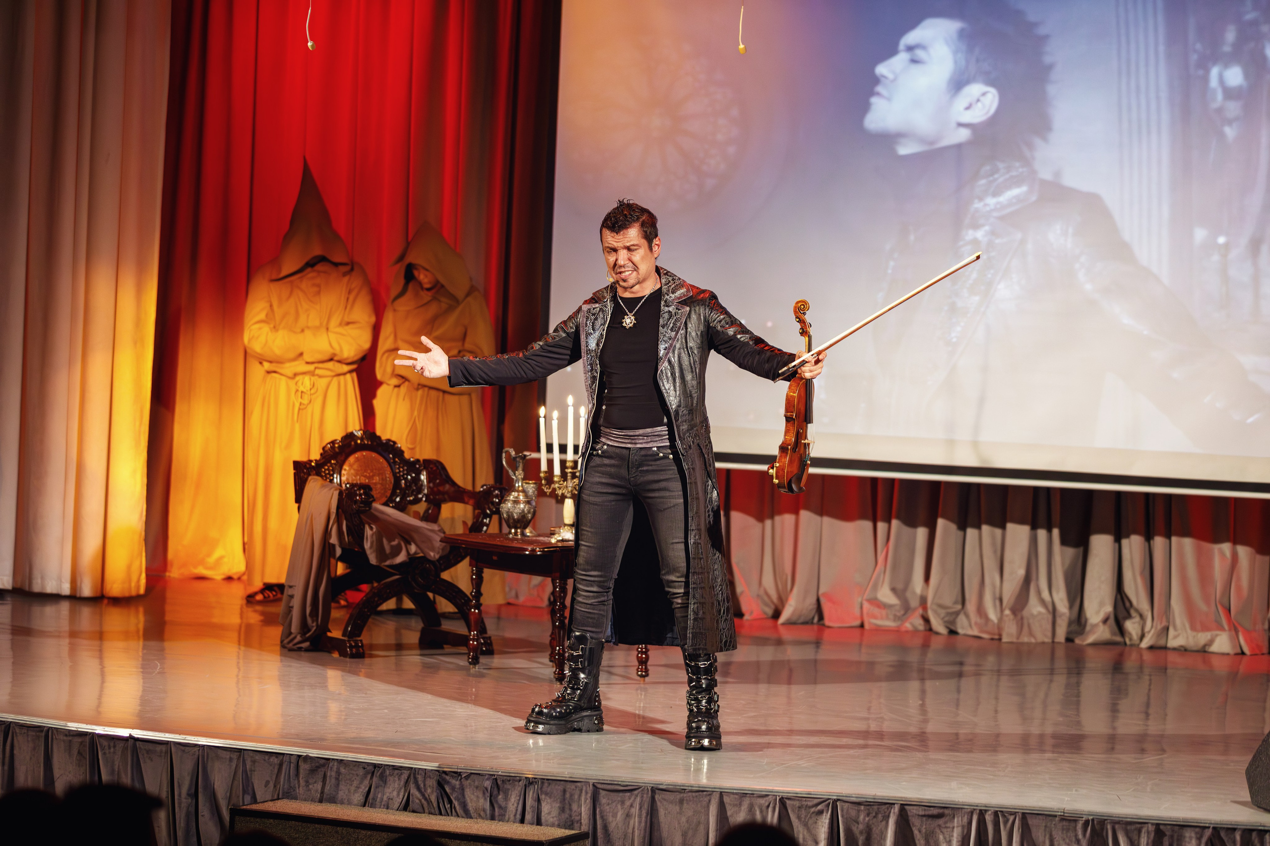Мюзикл. Скрипка Паганини. Бэкстейдж. Фотограф портретист в Троицке и Москве Иван Парусиди