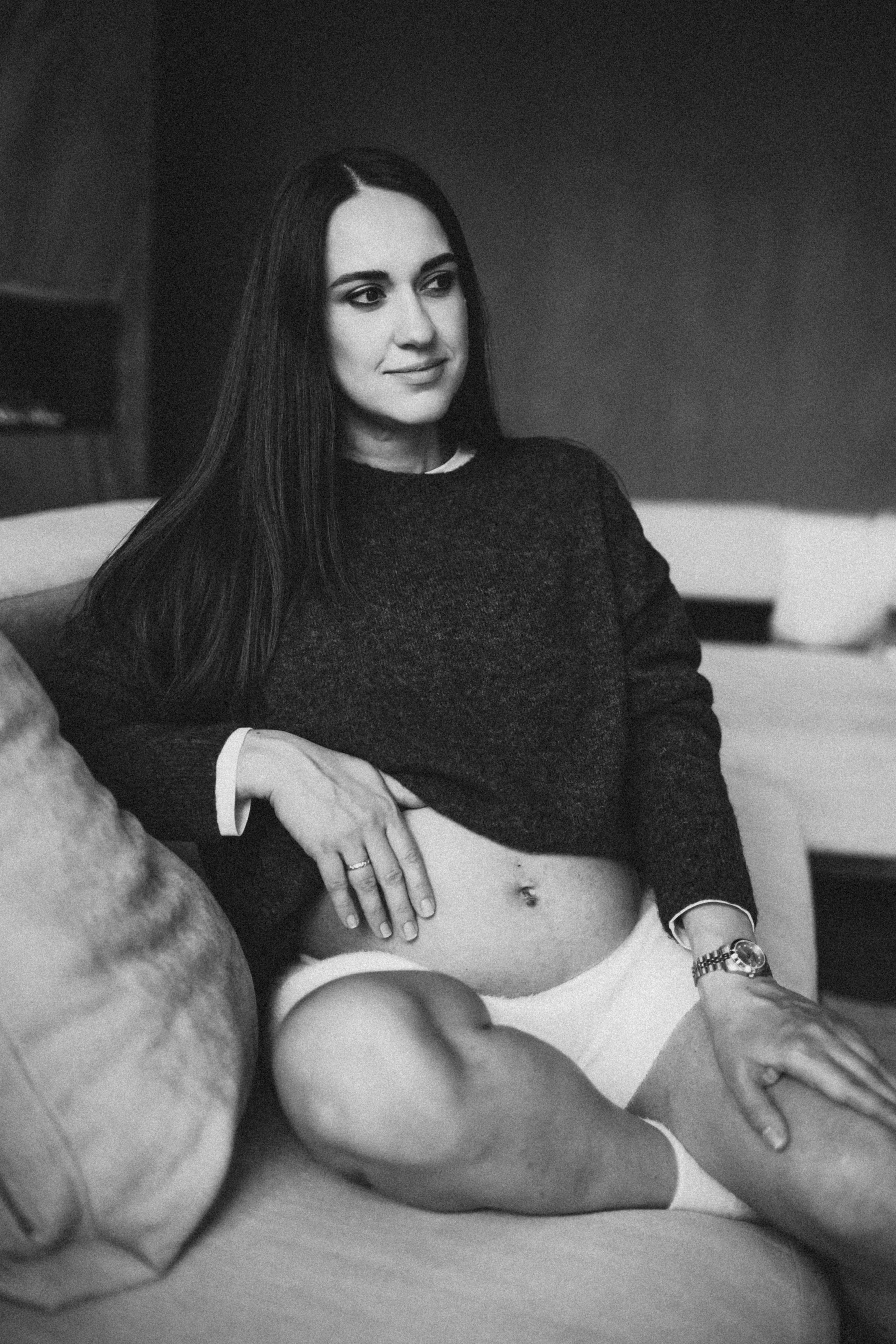 До встречи с тобой. Студийная съемка беременности. Семейный фотограф Ксения Мадаминова