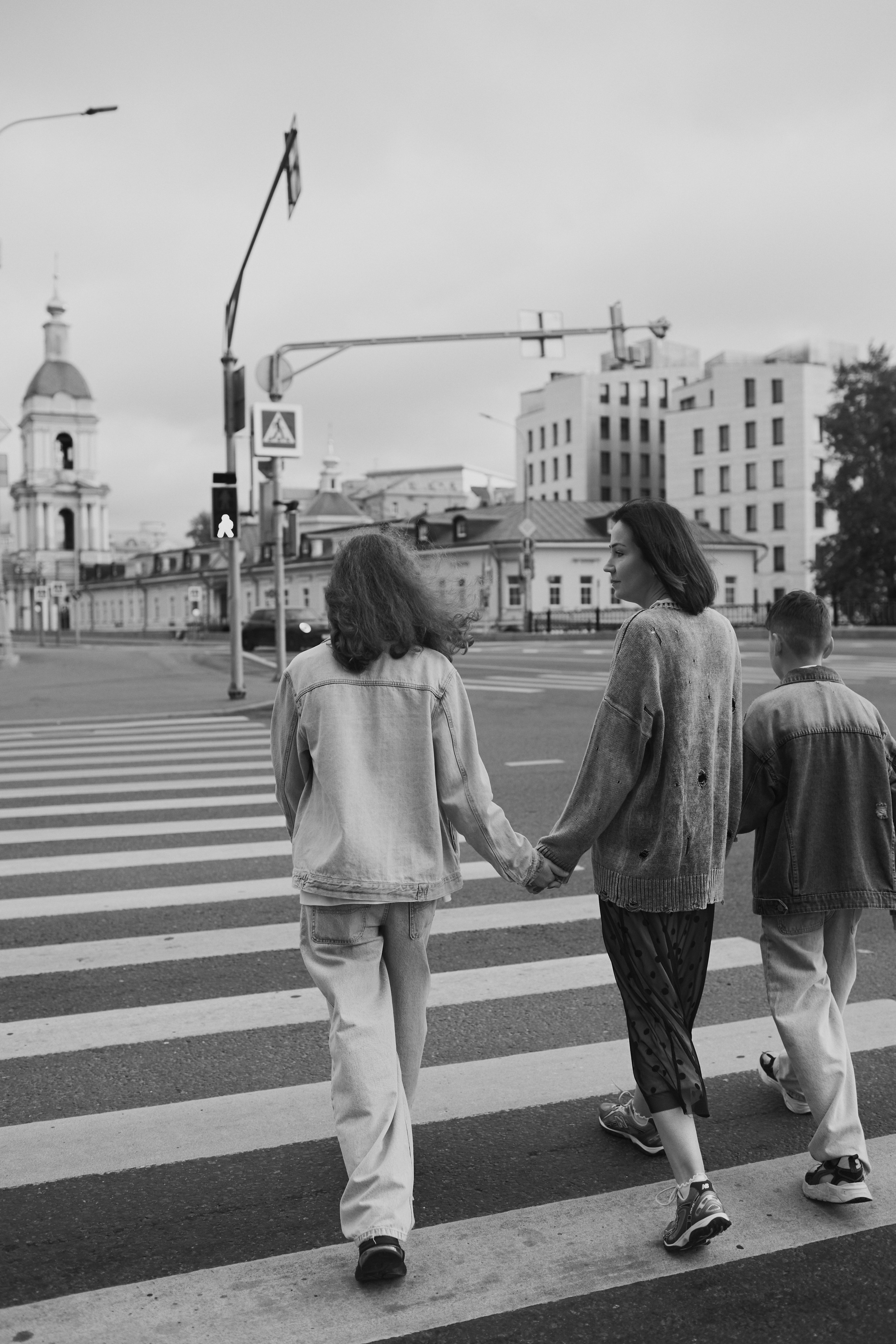 Пока город спит… Съемка мамы с детьми на рассвете. Семейный фотограф Ксения Мадаминова
