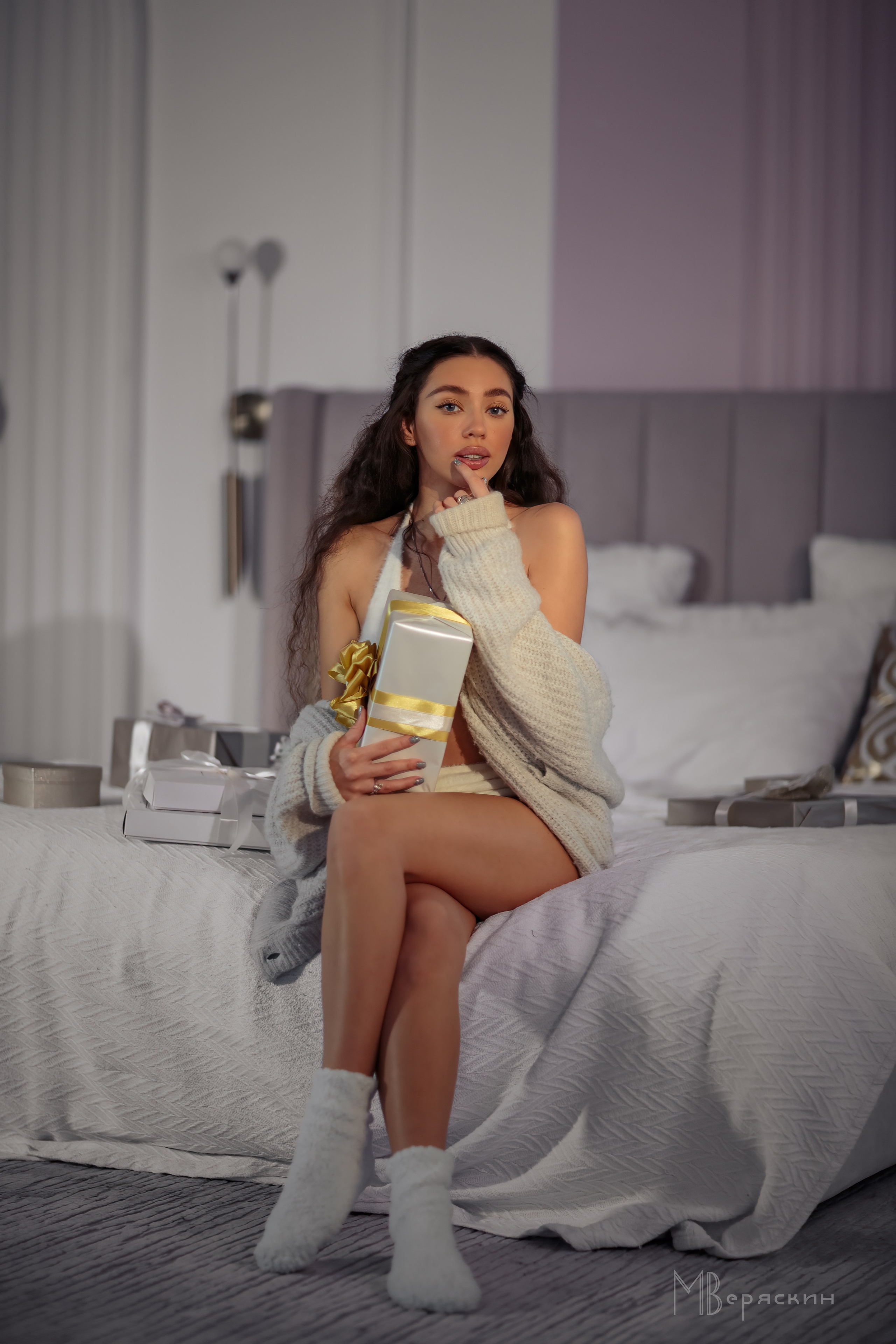 Новогодняя в студии