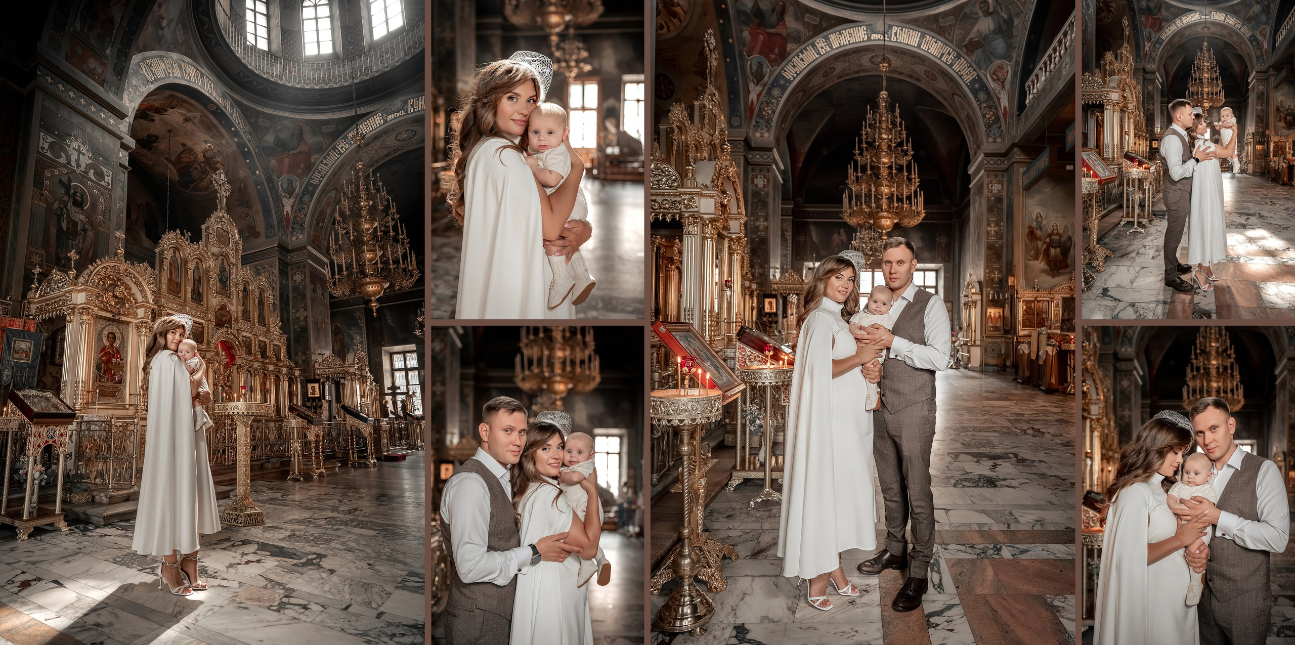 Крещение Сашеньки в Храме Воскресения Словущего в Даниловской Слободе