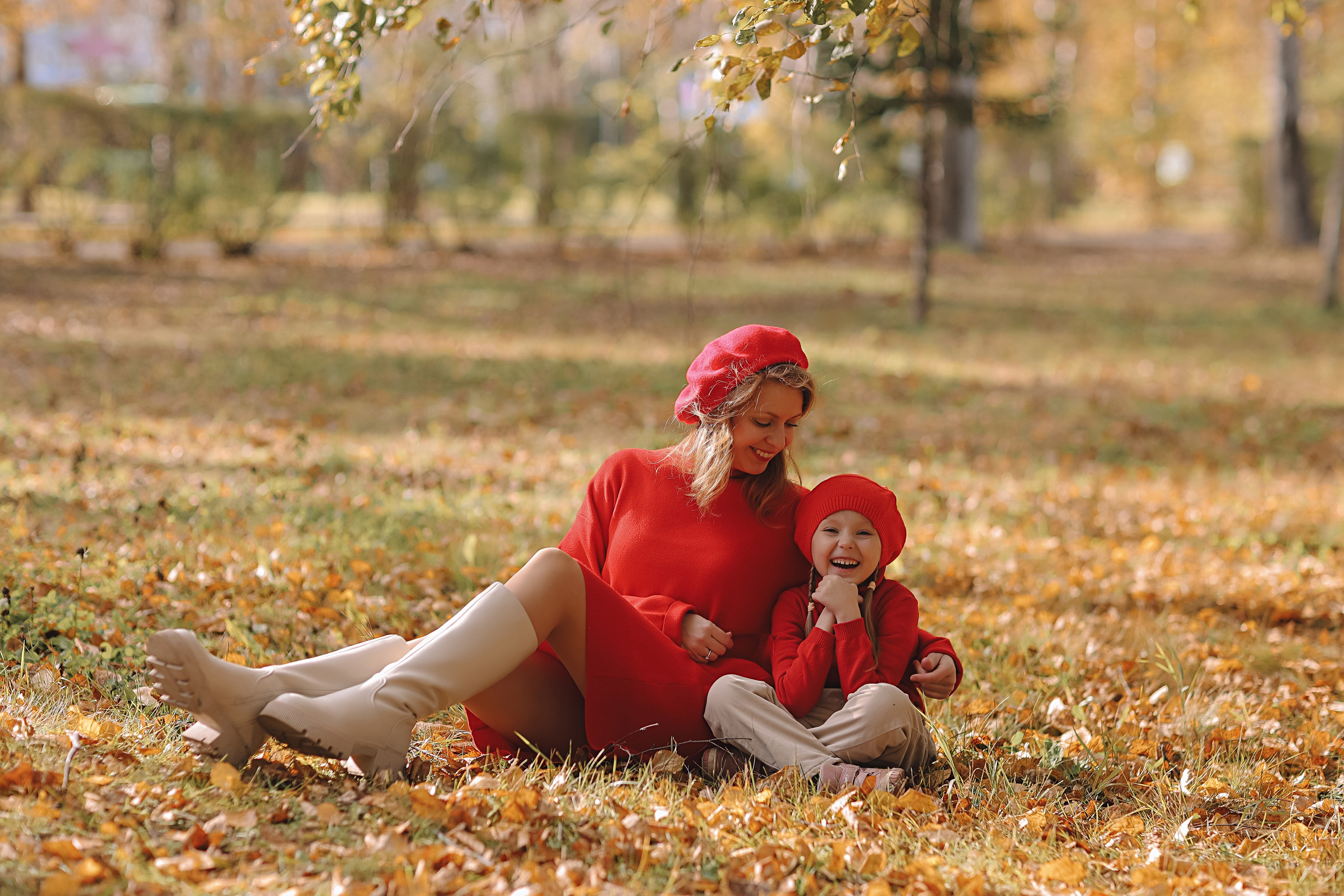 Осень. Семейный фотограф Тюмень, фотограф на роды Салмина Мария