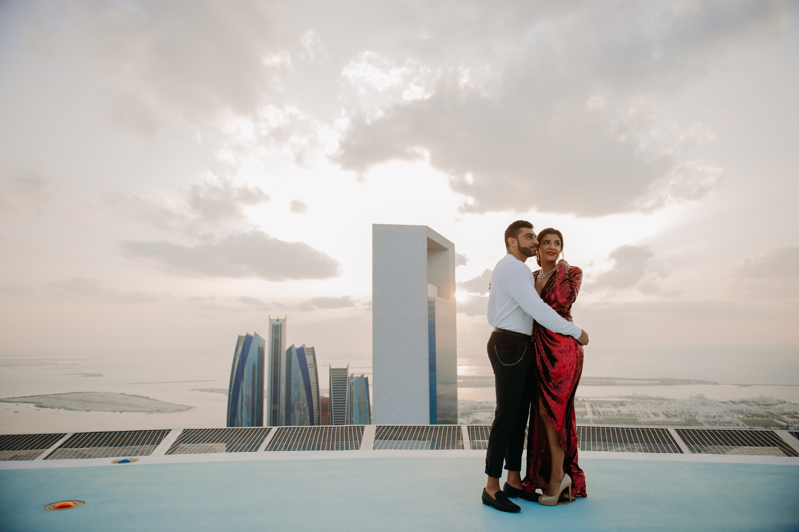 Love Story на высоте (Абу Даби). Фотограф в Москве и Санкт-Петербурге Дарина