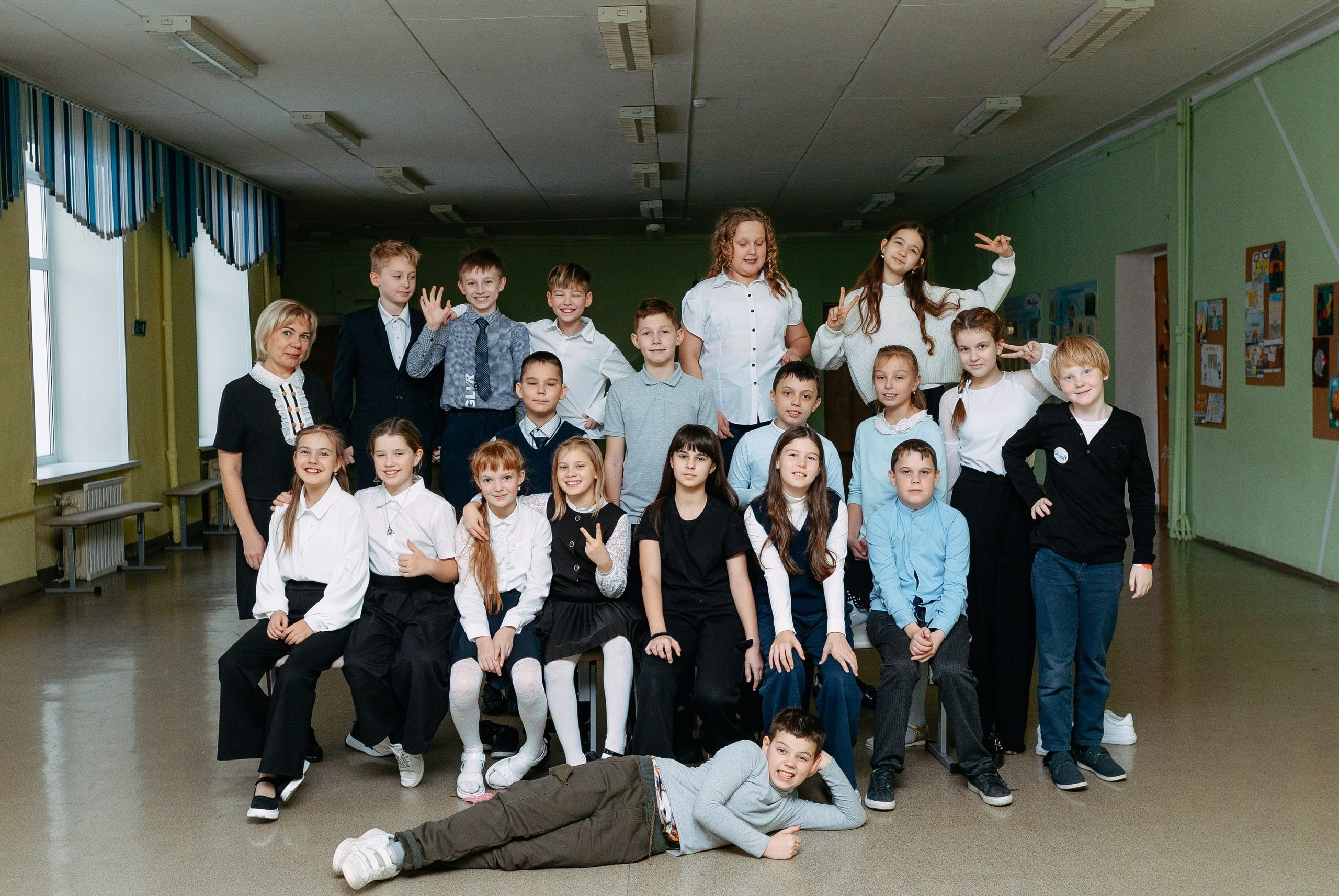 Младшая школа (съемки в рамках выпускных альбомов). Фотограф Екатерина Головатюк, Железногорск Красноярского края