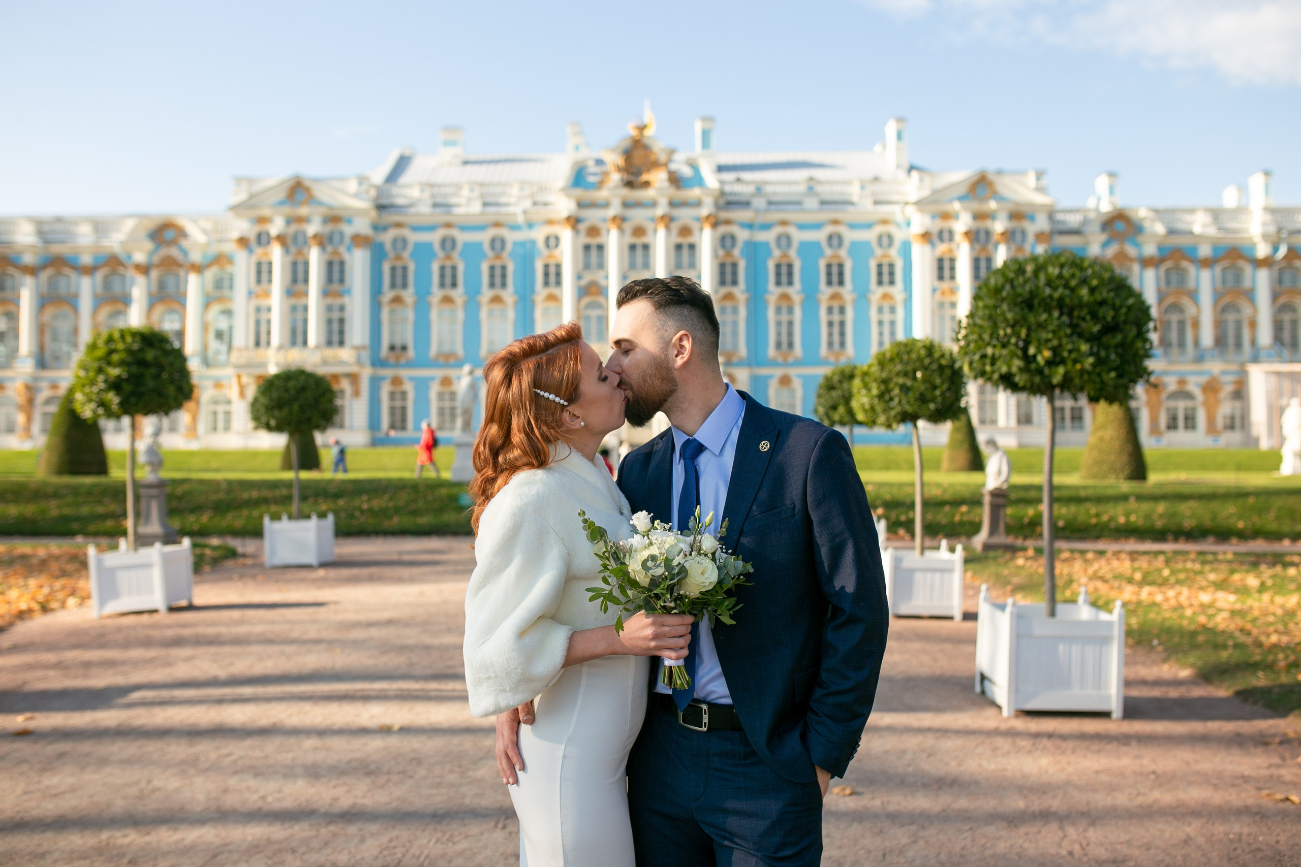 Свадебная сьемка в Пушкине. Свадебный и Репортажный фотограф в Санкт-Петербурге