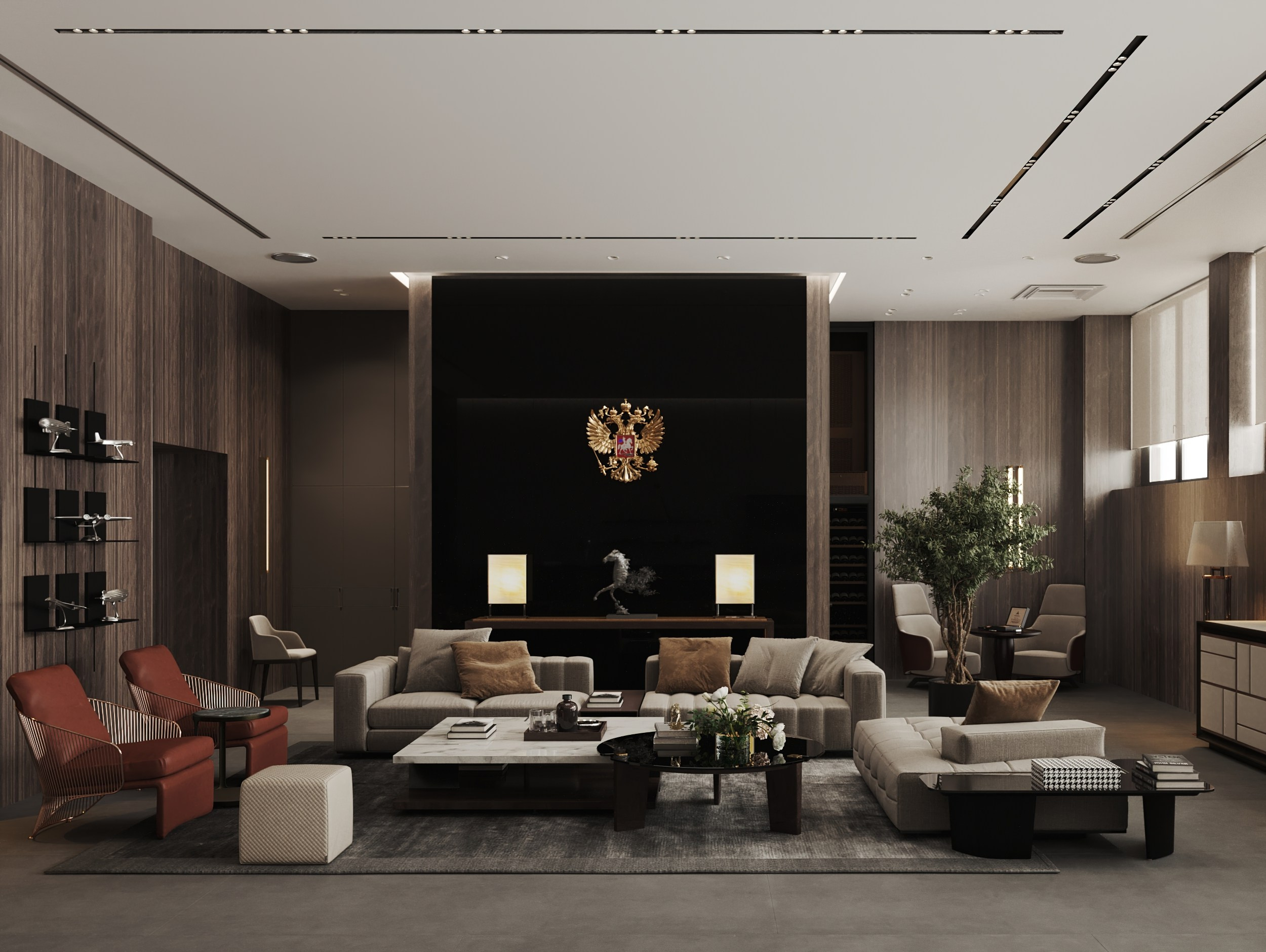 VIP Конференц-зал2. Интерьерный 3Д Визуализатор Маргарита Оберемко