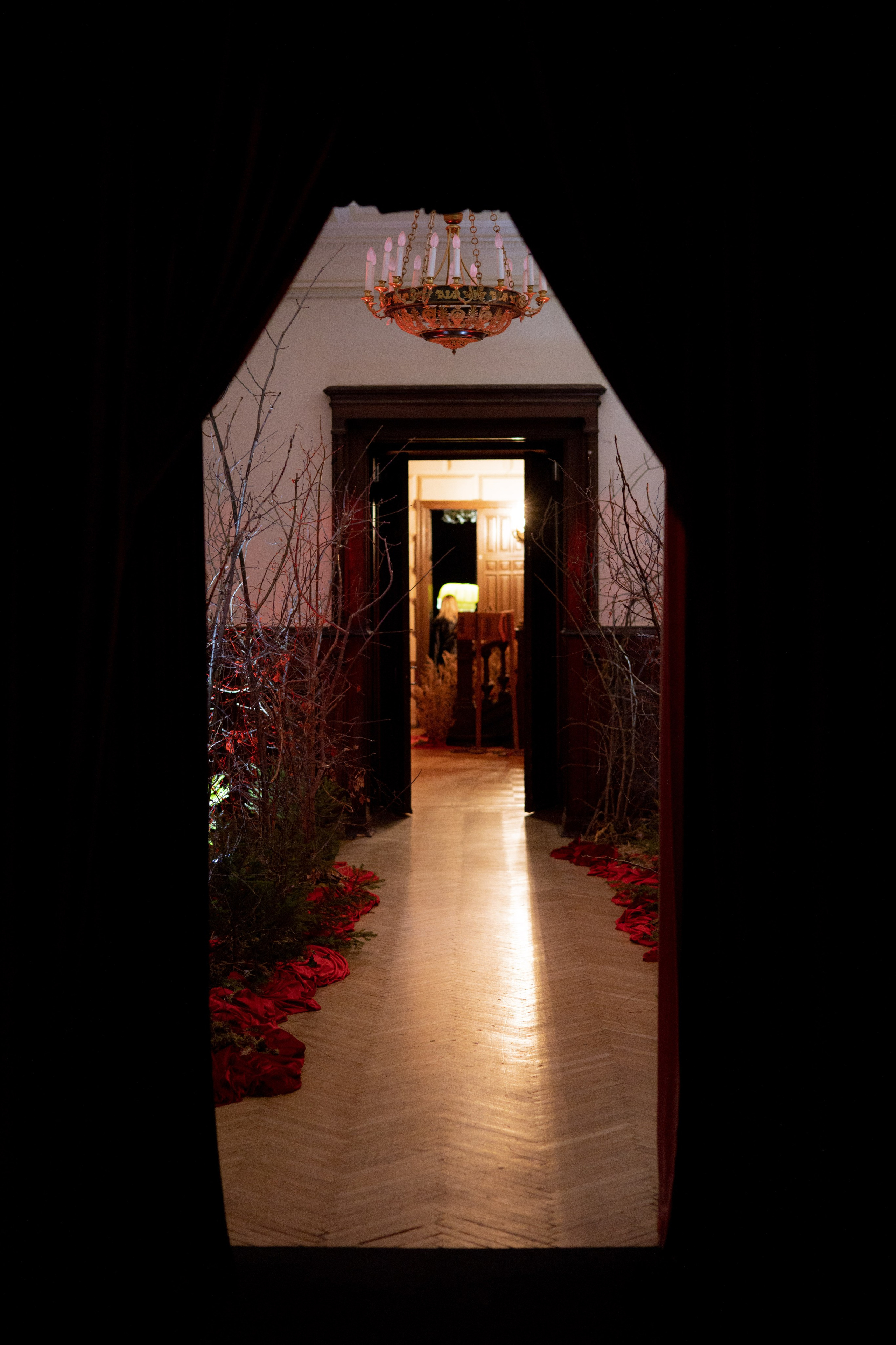 Новогодний корпоратив в фольклорном стиле. Особняк Лемана. Оформление свадеб, декор свадеб Вера Маркова, Москва