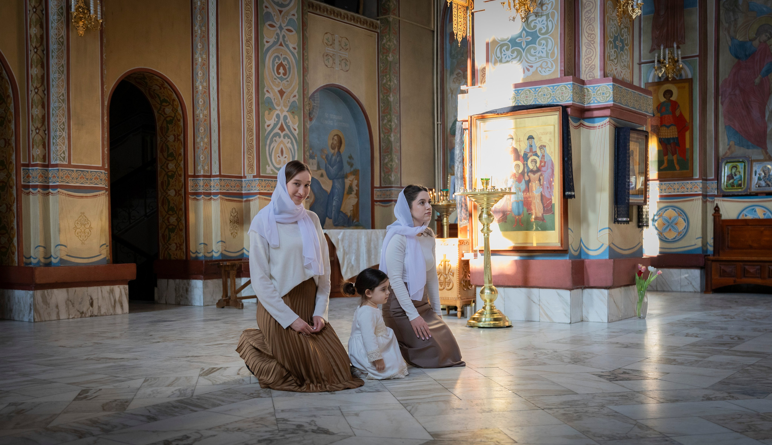 Крещение Эмилии. ТОП Фотограф на Крещение и Венчание Железногорск Алексей Мещеряков
