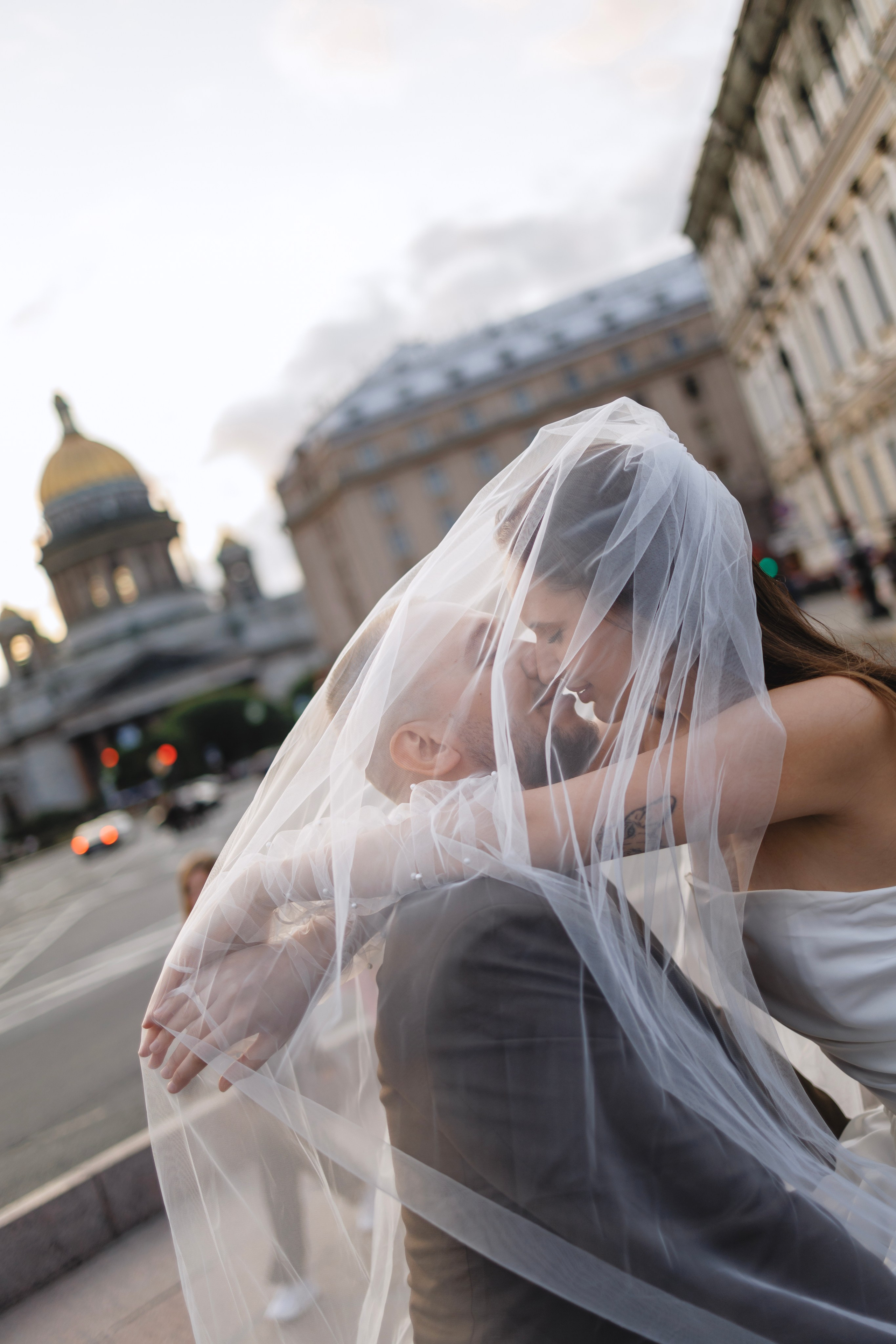 Руслан и Виолетта — Исаакий, Зимняя канавка. Боженова Елена фотограф Санкт-Петербург