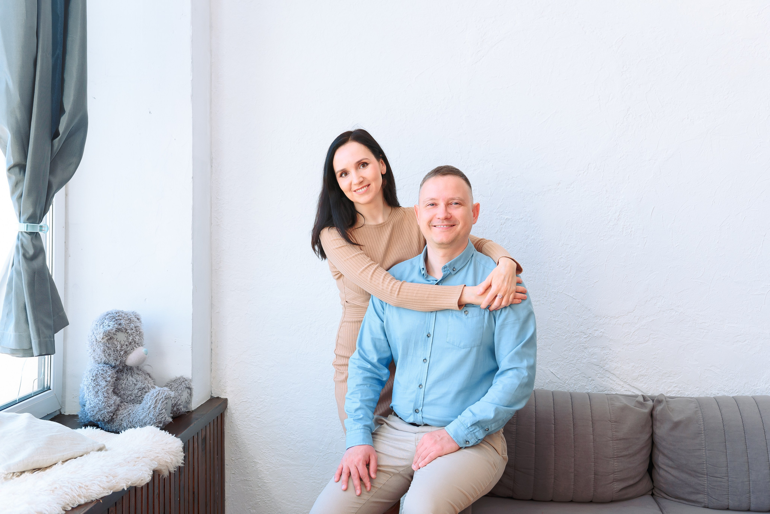 Семейная фотосессия в DreamStudio. Свадебный и семейный фотограф в Москве Юлия Винник