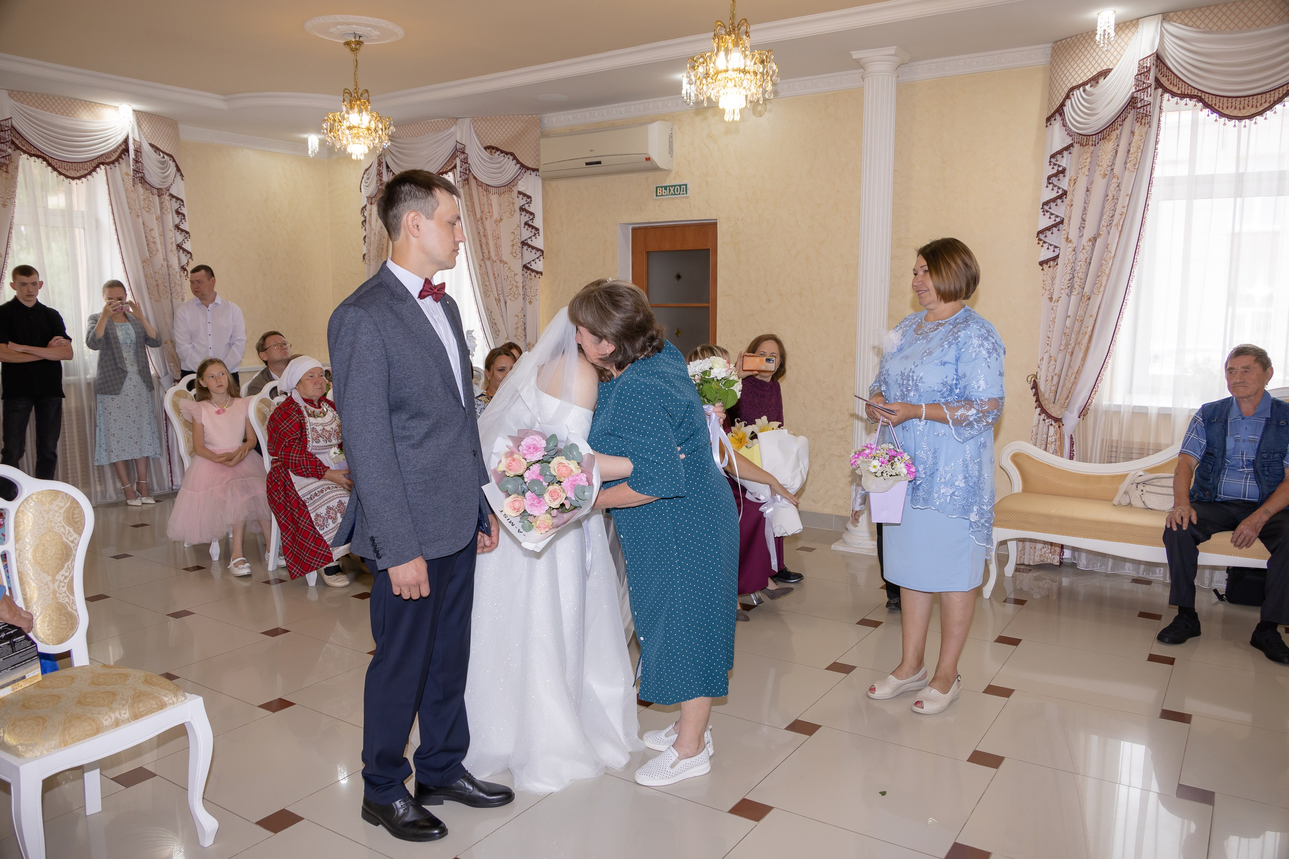 Свадебная съемка регистрации в ЗАГСе г. Можга