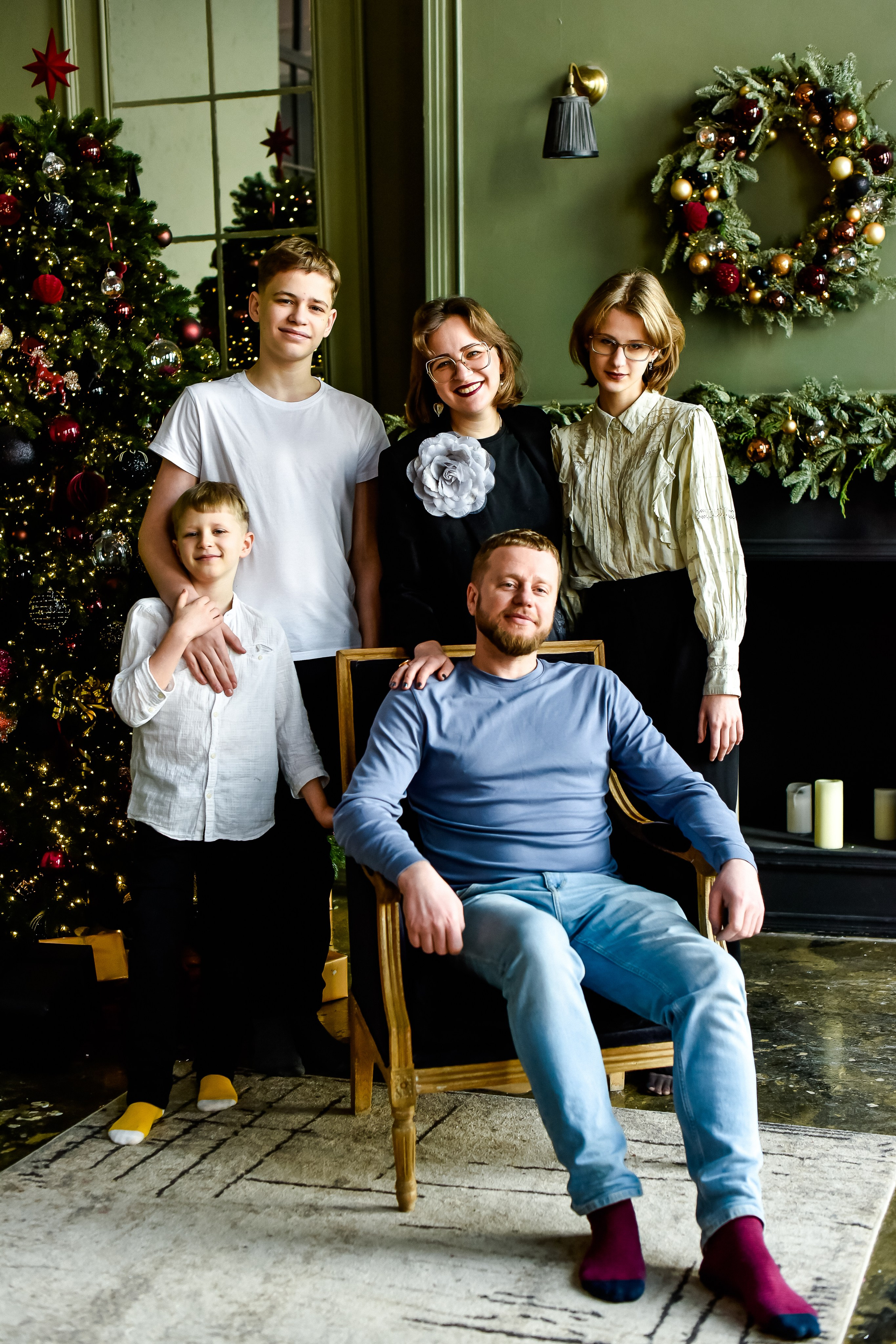 Дружная семья Настеньки