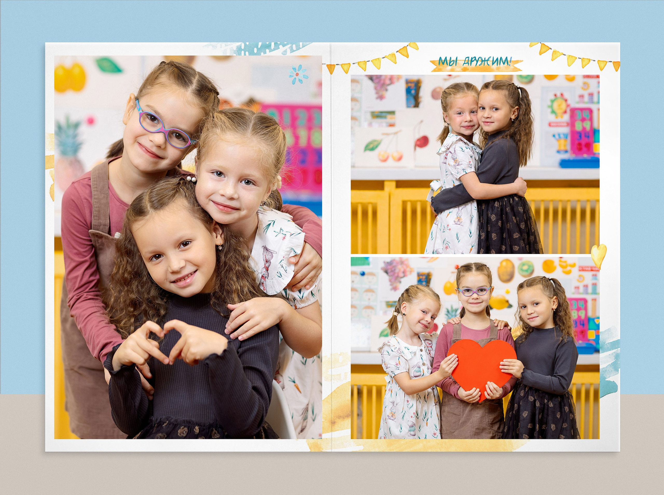 Дизайн «Котик». Выпускные альбомы СПБ для садов и школ | Фотограф Олька Евченко