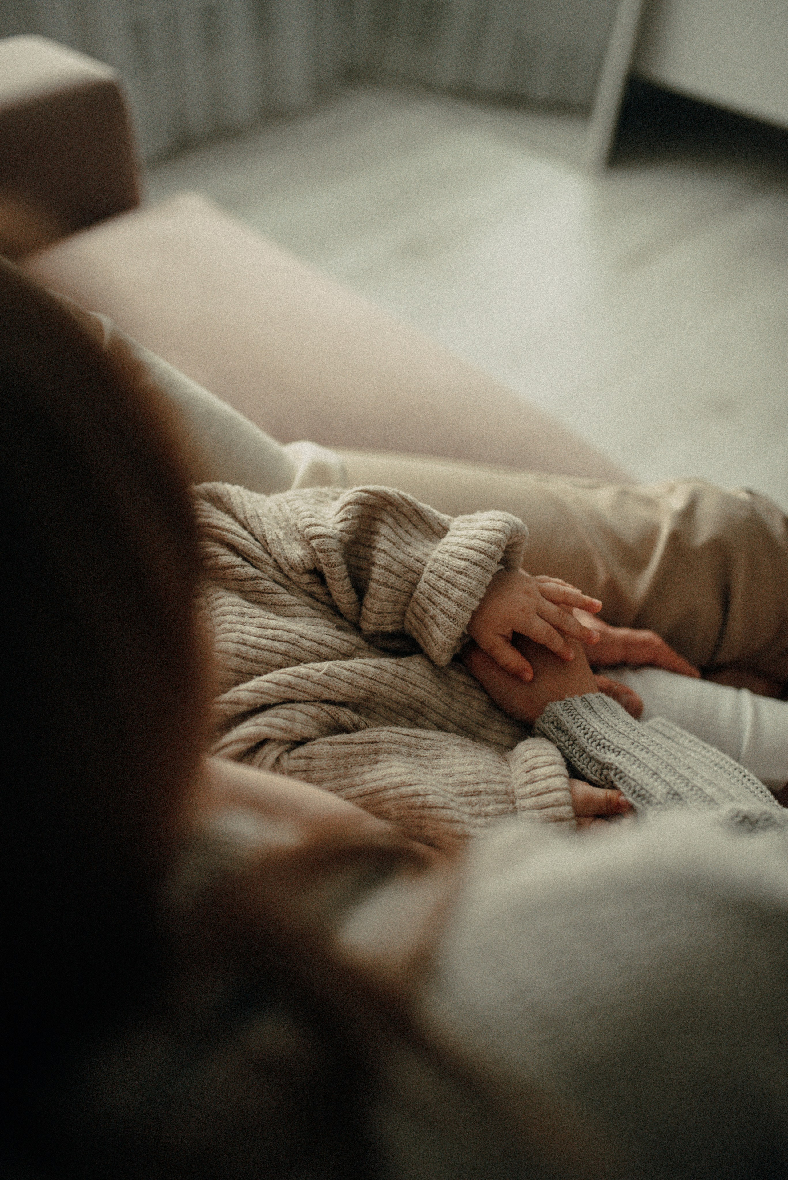 Домашняя семейная история: Василисе 10 месяцев. Семейная фотосессия Бутово Москва фотограф Алина Морщагина