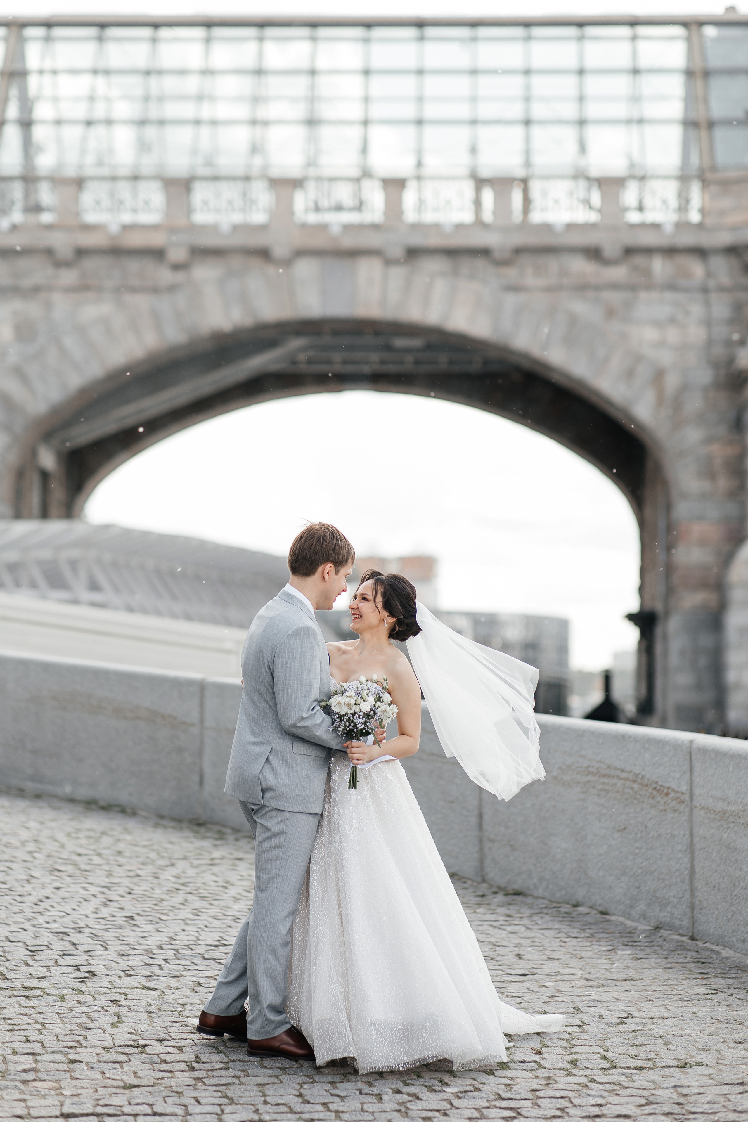 Свадебная фотосессия в парке горького