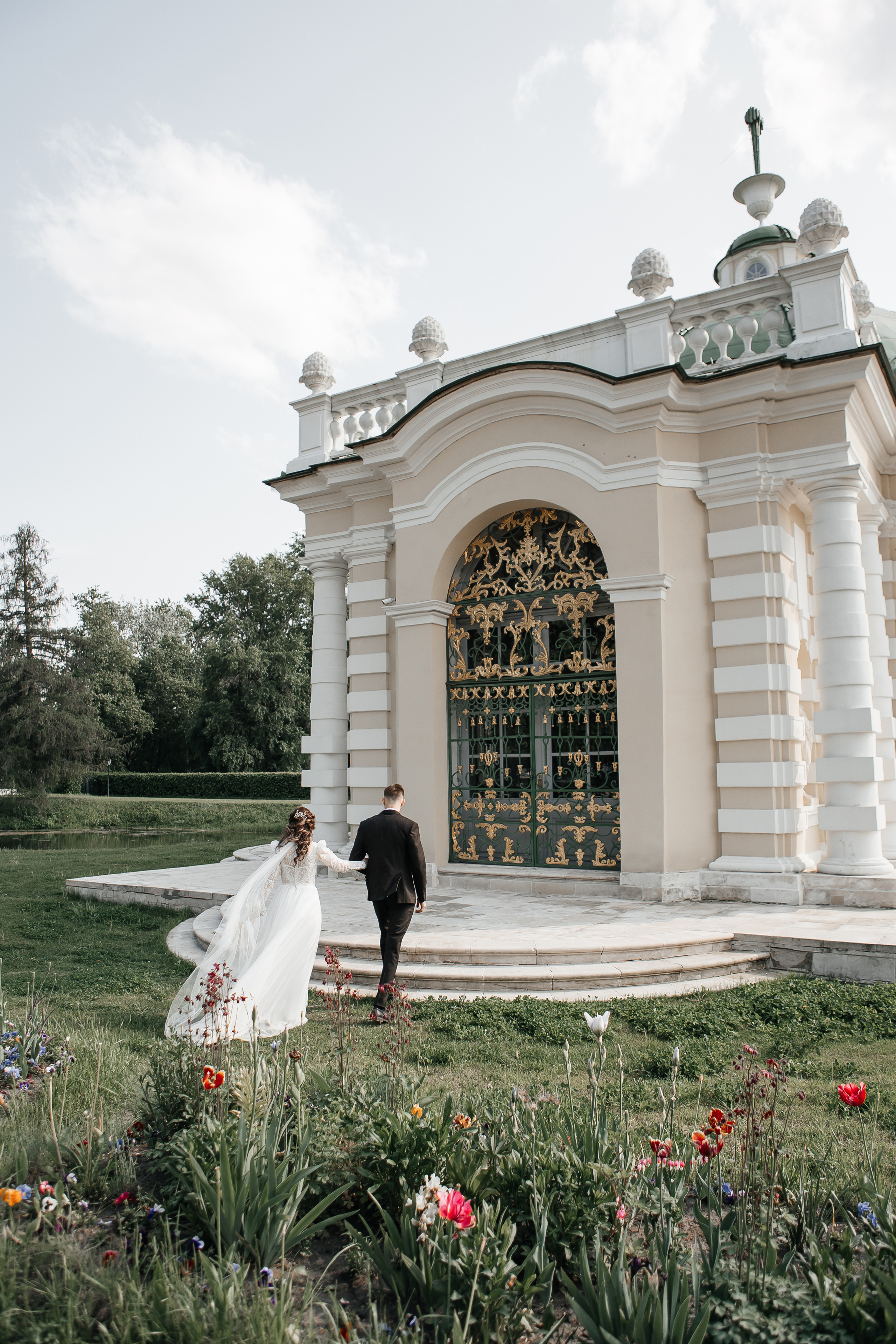 Свадебная фотосессия в усадьбе Кусково