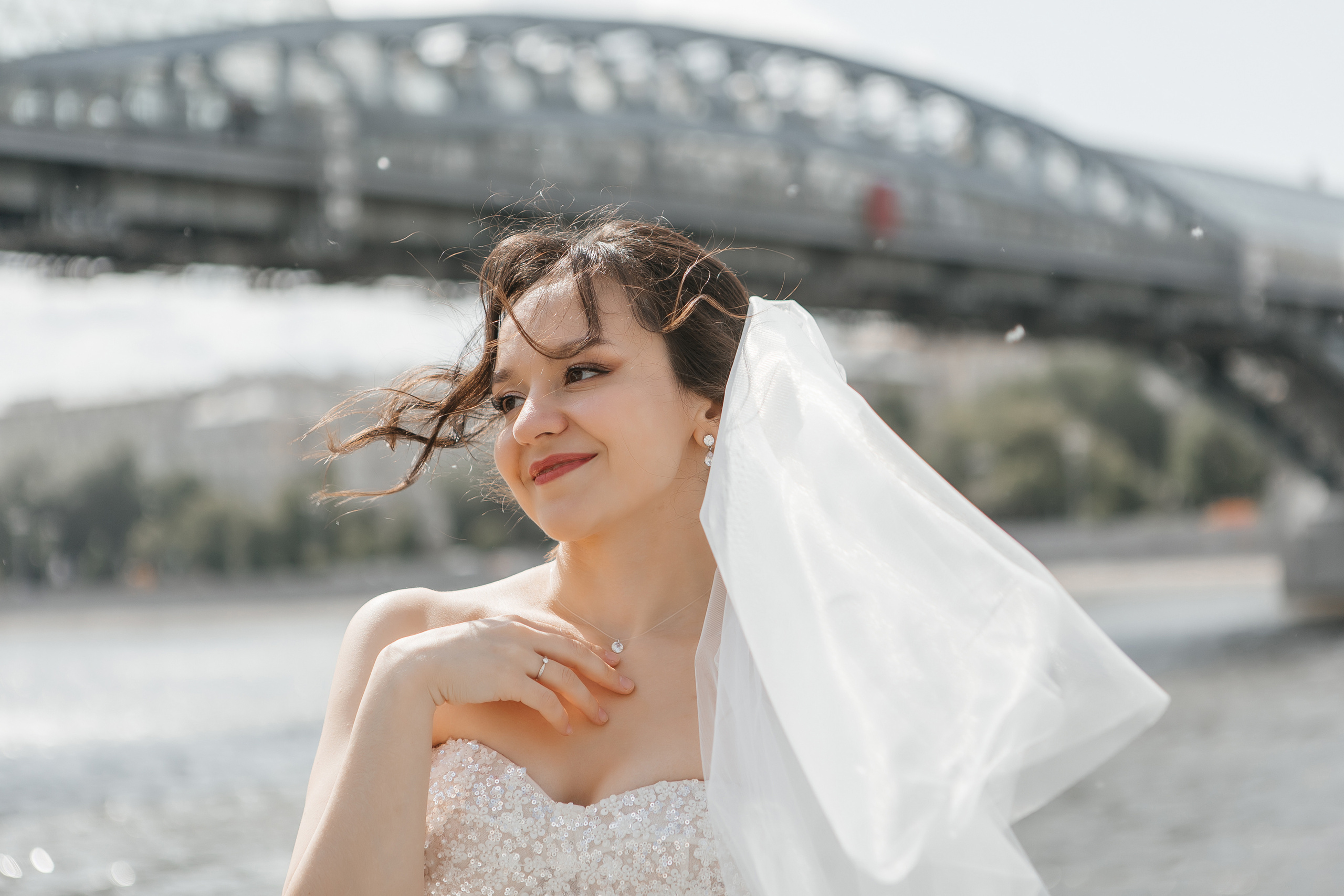 Свадебная фотосессия в парке горького