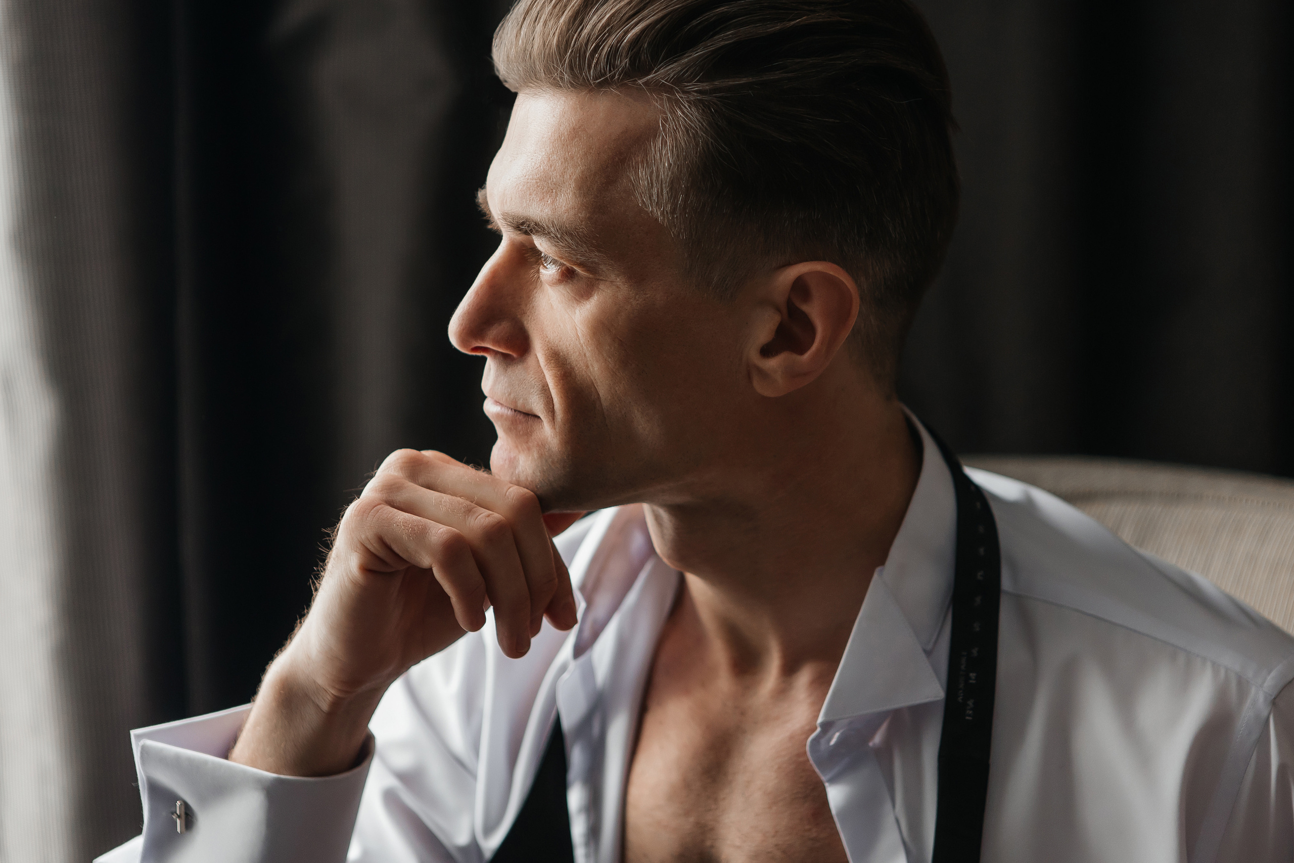 Сборы жениха в отеле Soluxe hotel Moscow