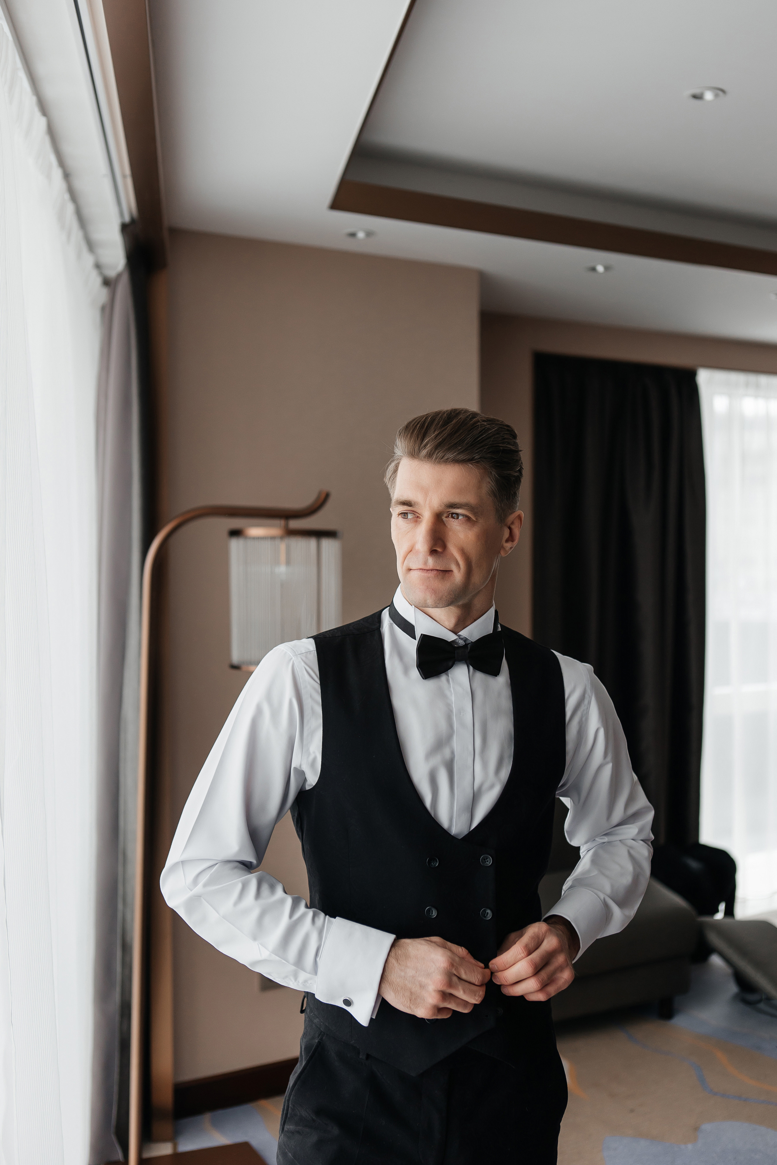 Сборы жениха в отеле Soluxe hotel Moscow