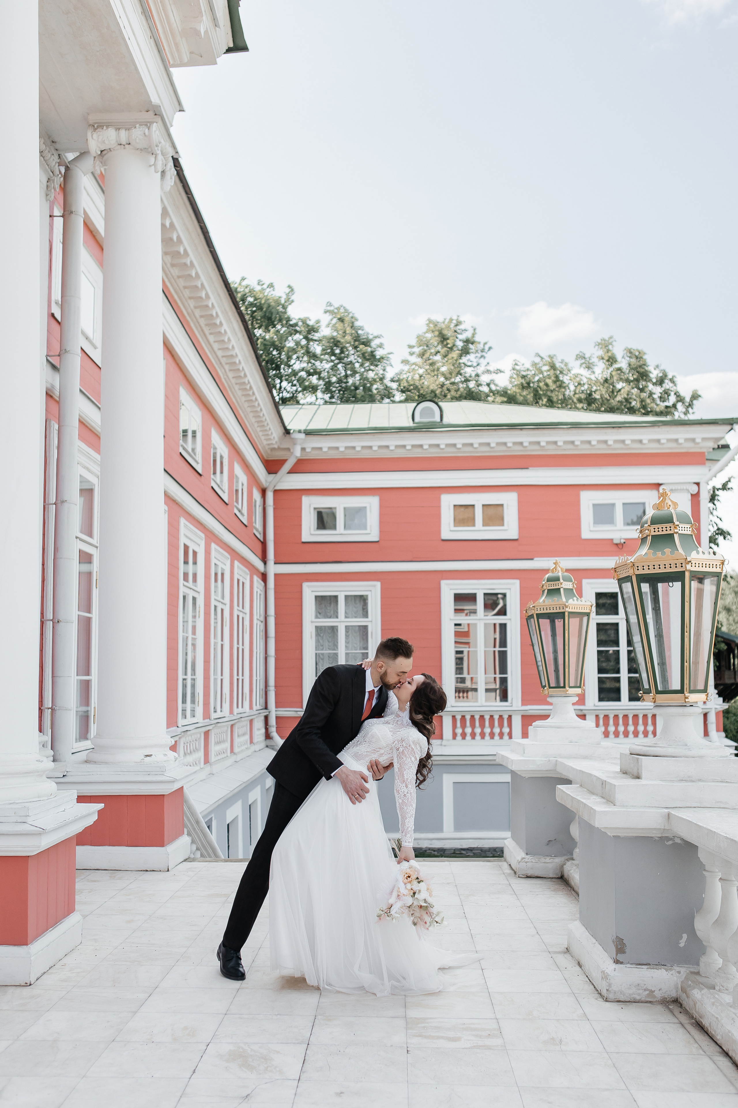 Свадебная фотосессия в усадьбе Кусково