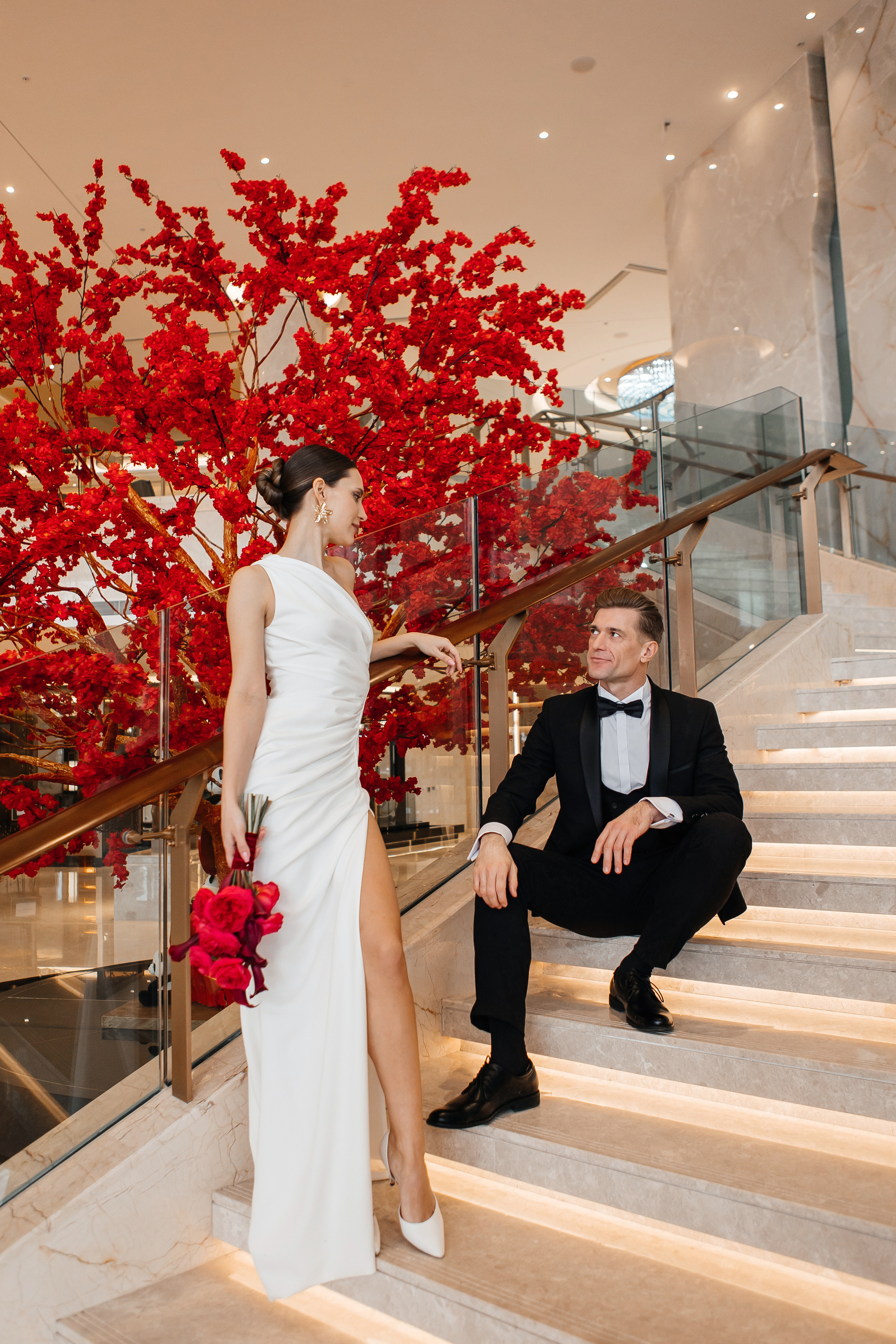 Свадебная фотосессия в отеле Soluxe hotel Moscow