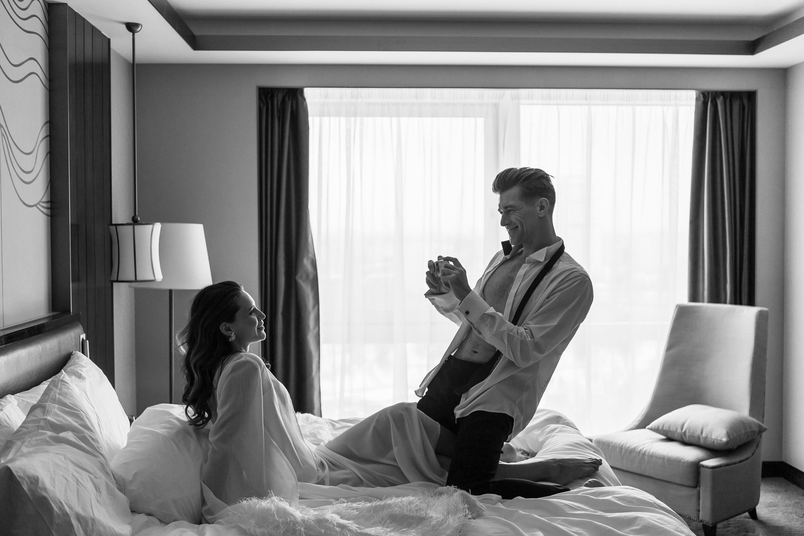 Свадебная фотосессия в отеле Soluxe hotel Moscow