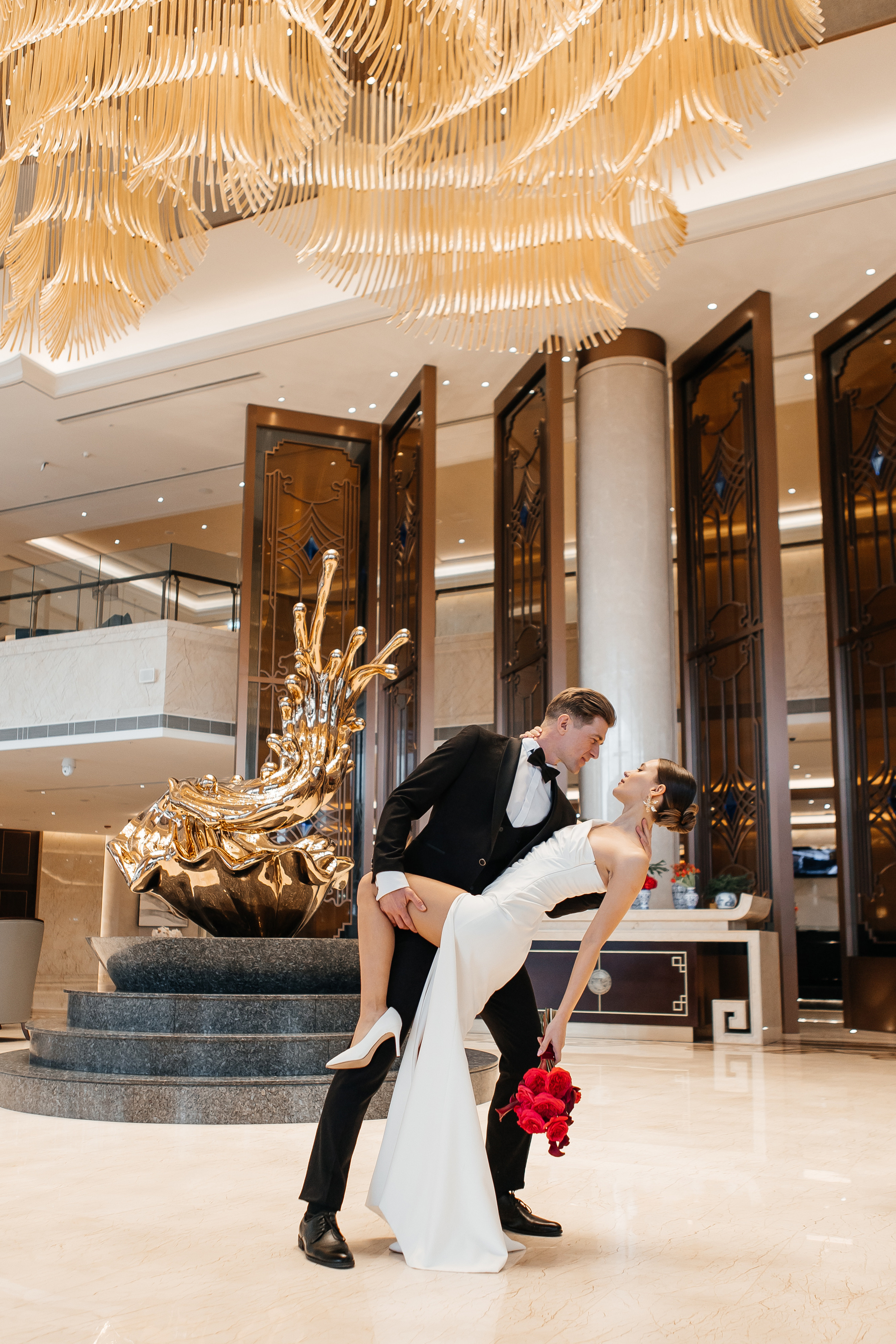 Свадебная фотосессия в отеле Soluxe hotel Moscow