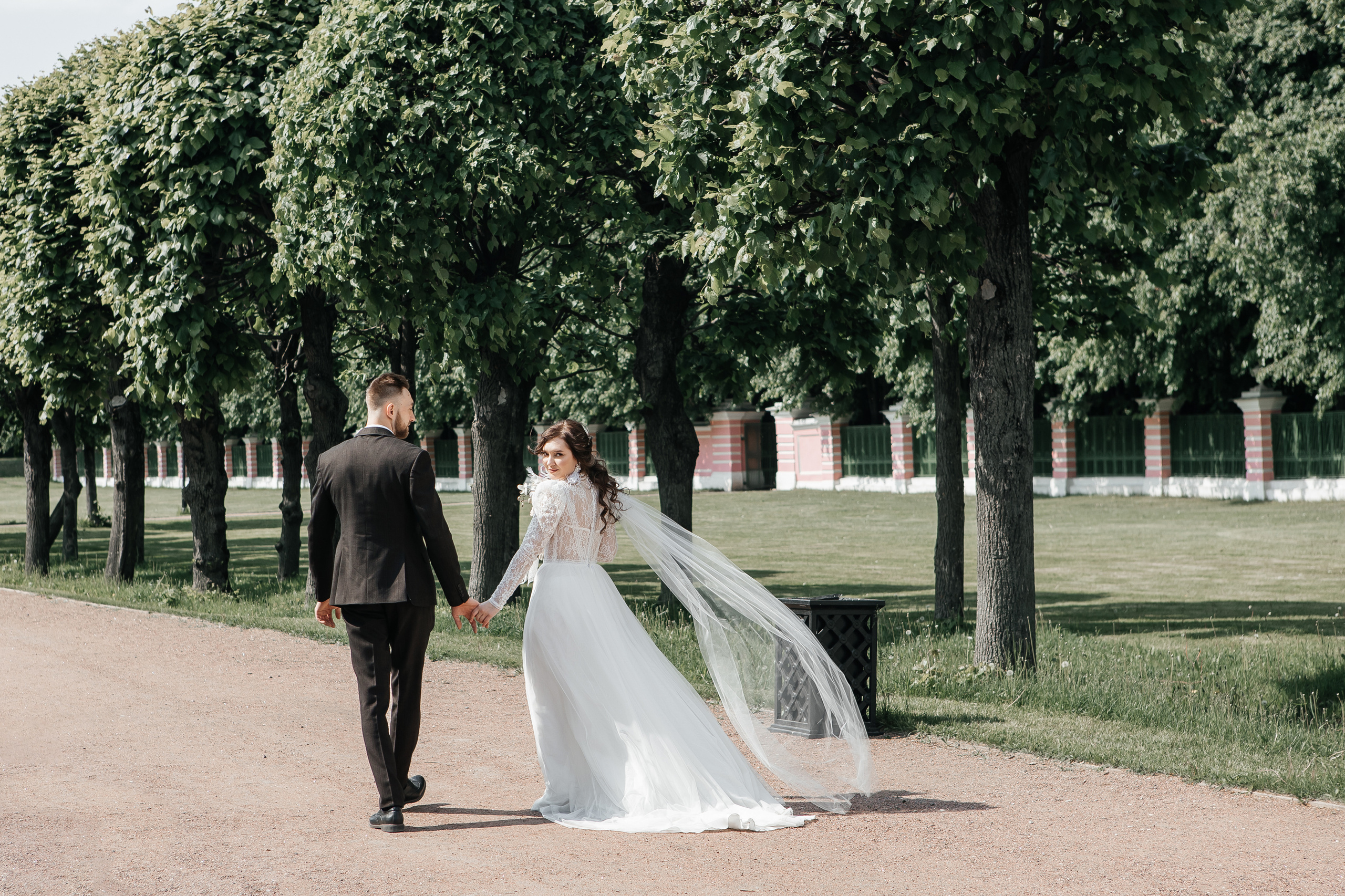 Свадебная фотосессия в усадьбе Кусково